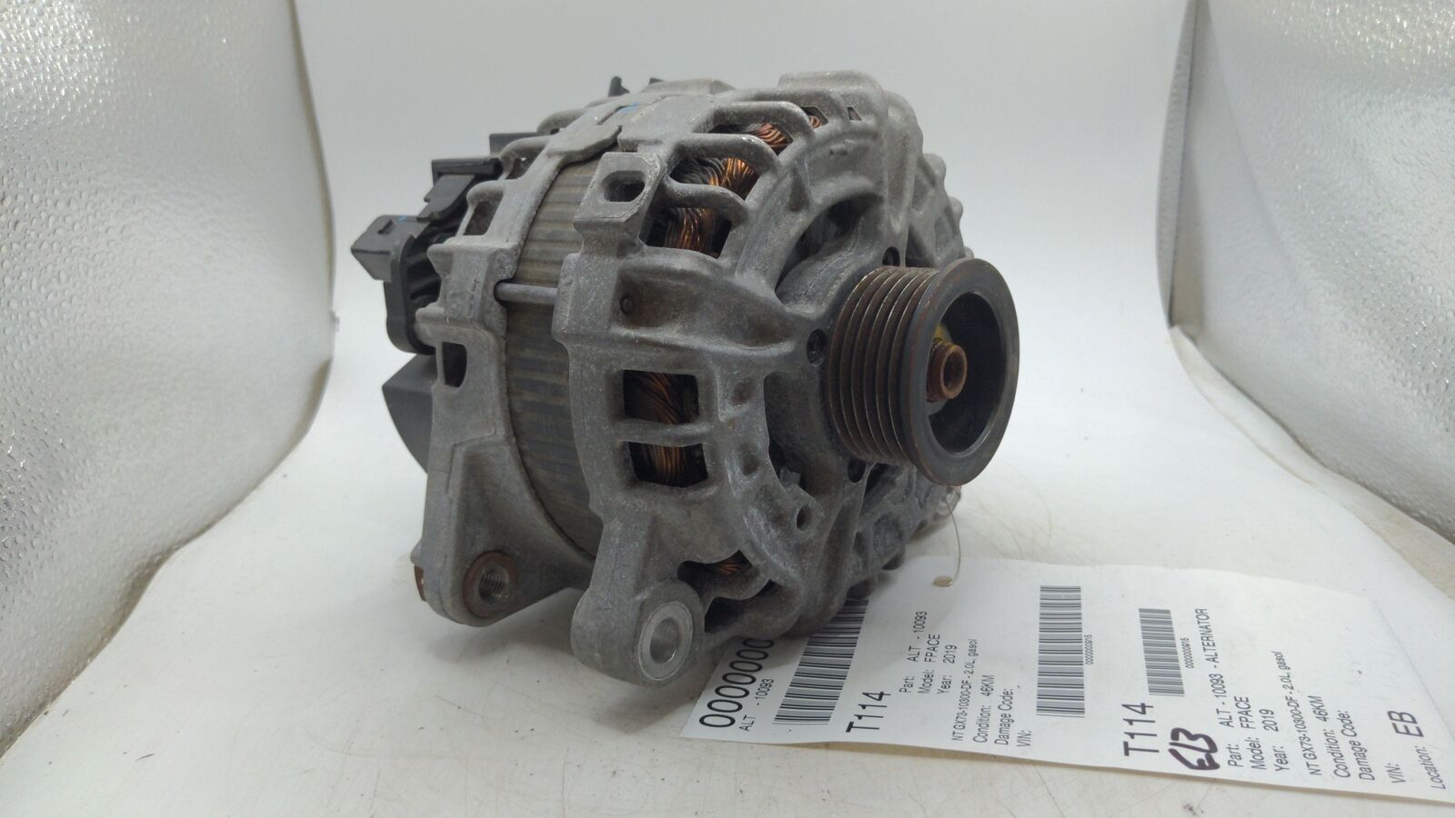 17-20 JAGUAR F-PACE 2.0L Alternator GX73-10300-DF 46K KM'S