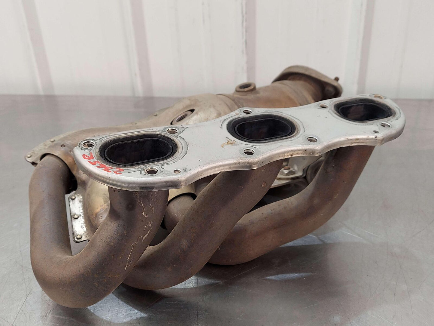 14-16 PORSCHE CAYMAN GT4 981 RIGHT EXHAUST MANIFOLD 3.8L 98111321204