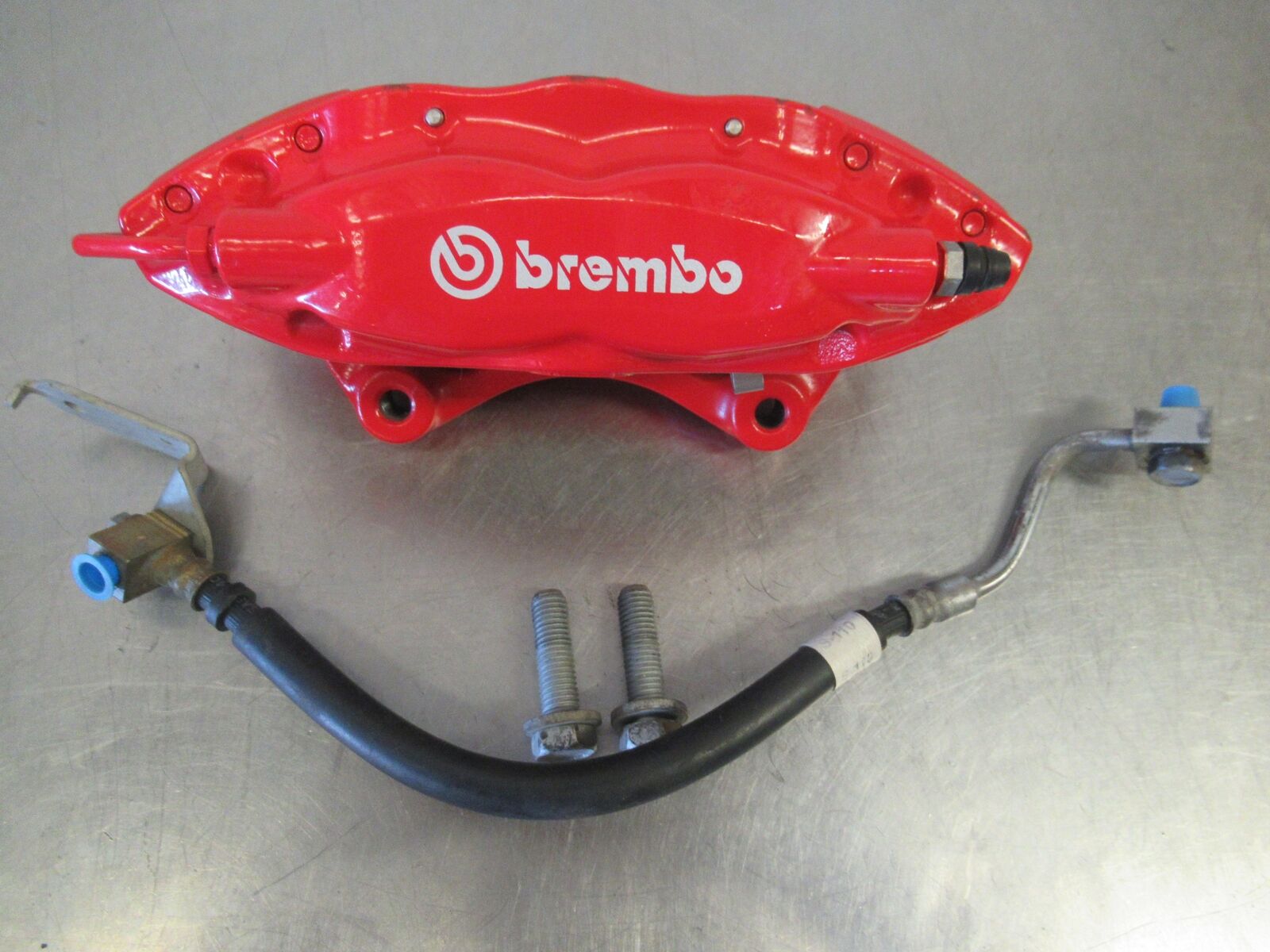 15-20 DODGE CHALLENGER Hellcat 6.2L LH RH FRONT REAR Caliper Red Brembo w rotors