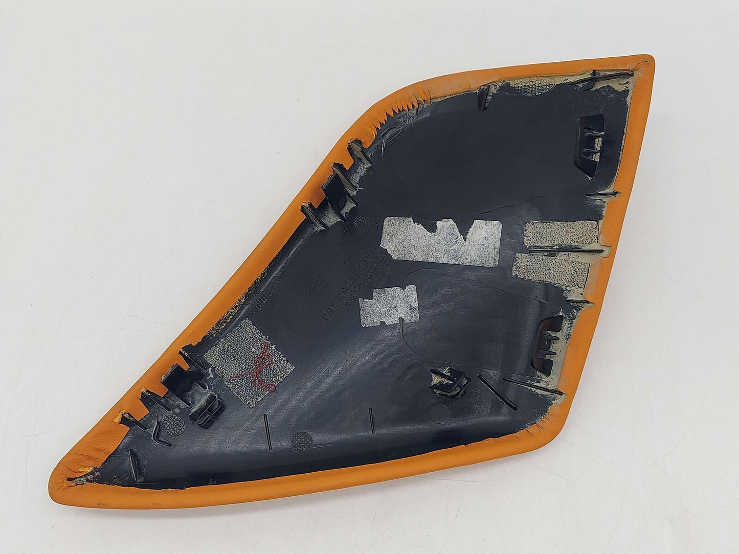 2018 Mclaren 570s RH Right Dash Panel Side Cover Orange 13N2342CP *NOTES*