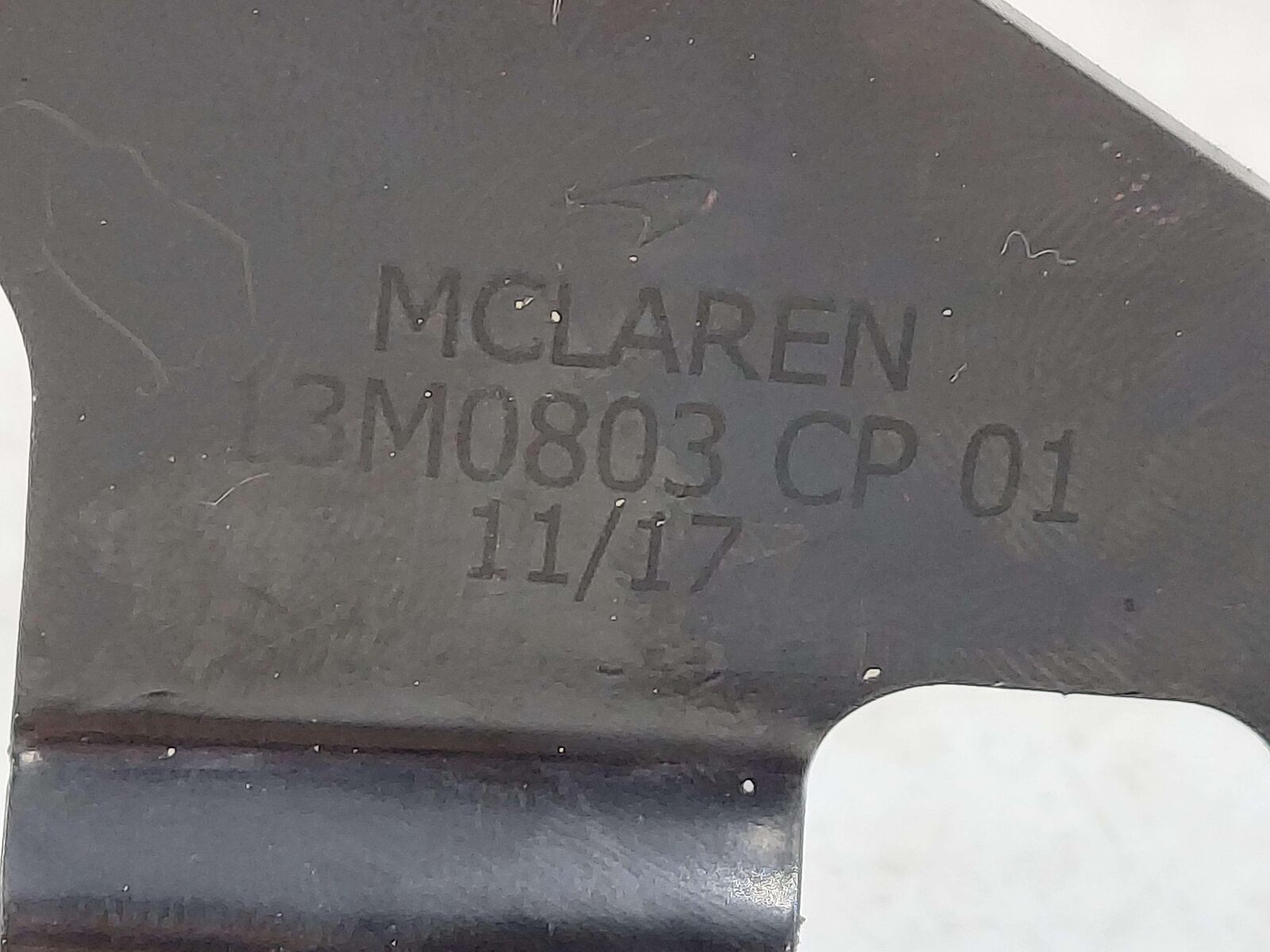 2018 Mclaren 570s Battery Hold Down *Bent * 13M0803CP