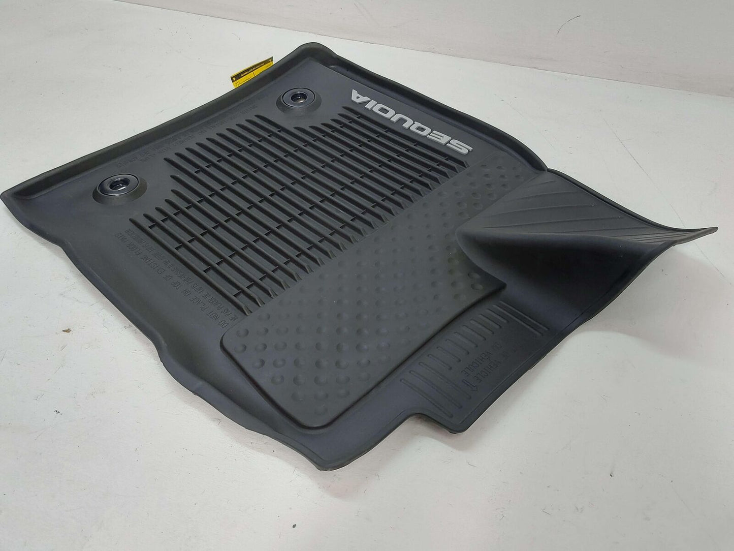 2022 TOYOTA SEQUOIA FRONT 2 PIECE RUBBER FLOOR MAT OEM PT908-0C230 *NOTE