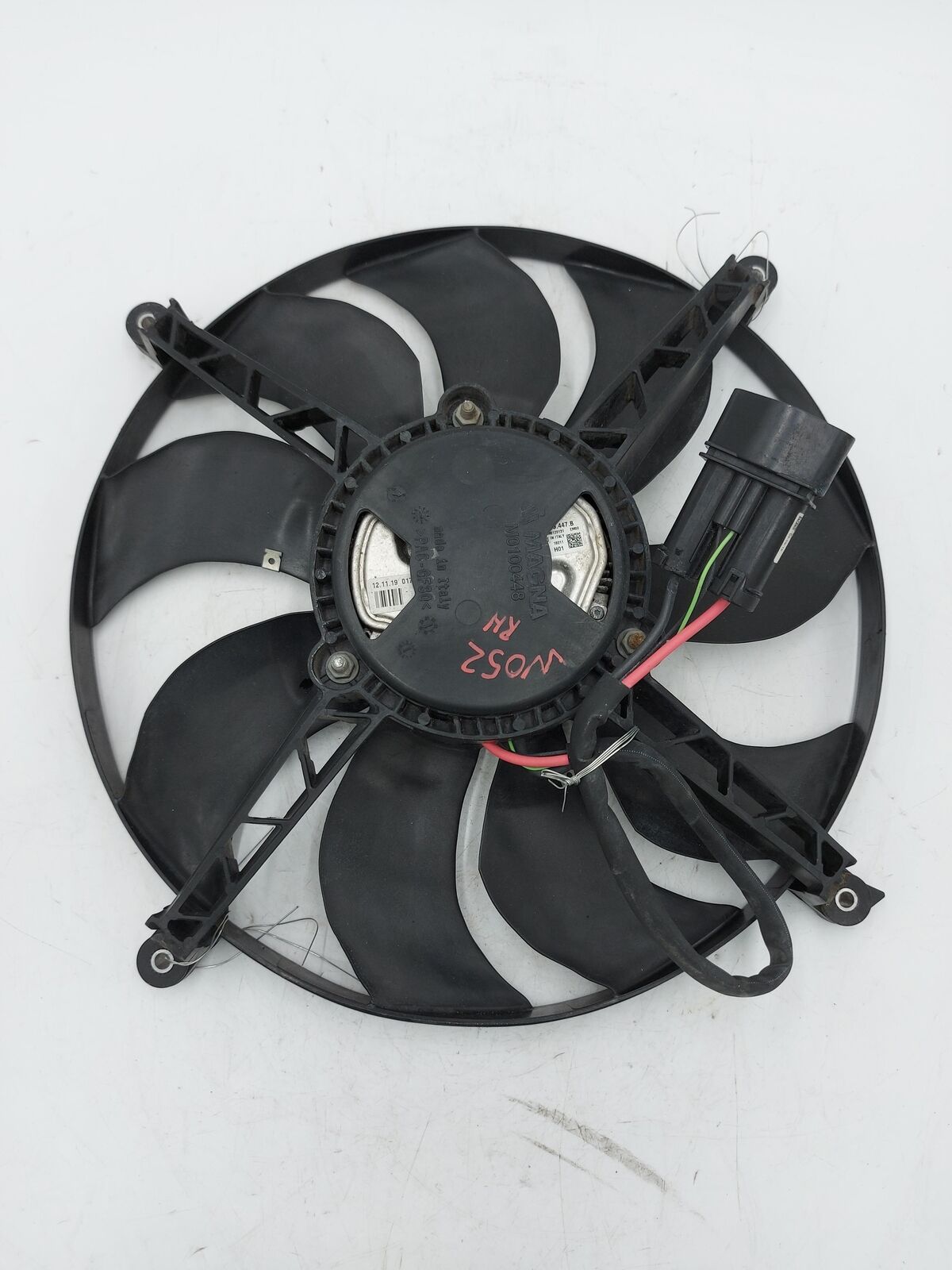 2020 PORSCHE 911 992 4S radiator fan Electric Cooling Motor Rh 992.959.447.b