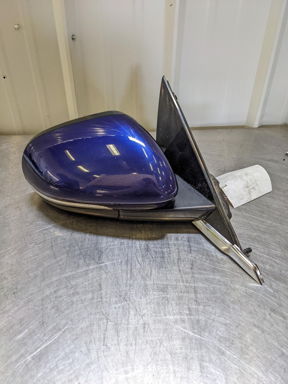 10-15 JAGUAR XF RH Right Door Mirror Blue Blind Spot Alert A049504