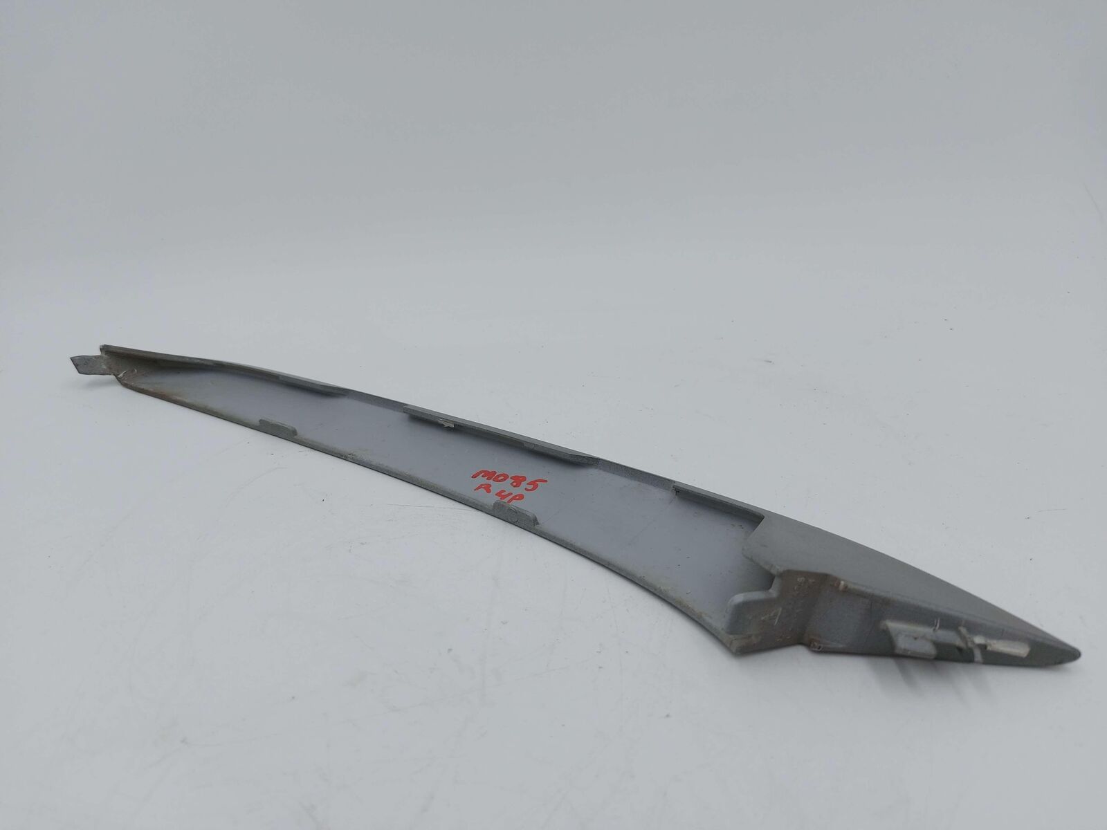 14-16 PORSCHE PANAMERA FRONT RIGHT BUMPER COVER UPPER BLADE TRIM GRAY