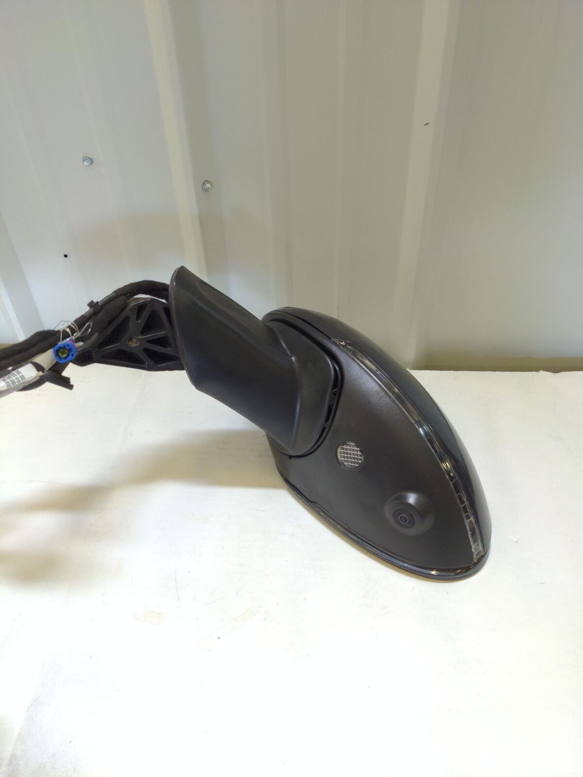 💥17-19 PORSCHE MACAN LH Left Door Mirror Grey Blind Spot *NOTES*💥