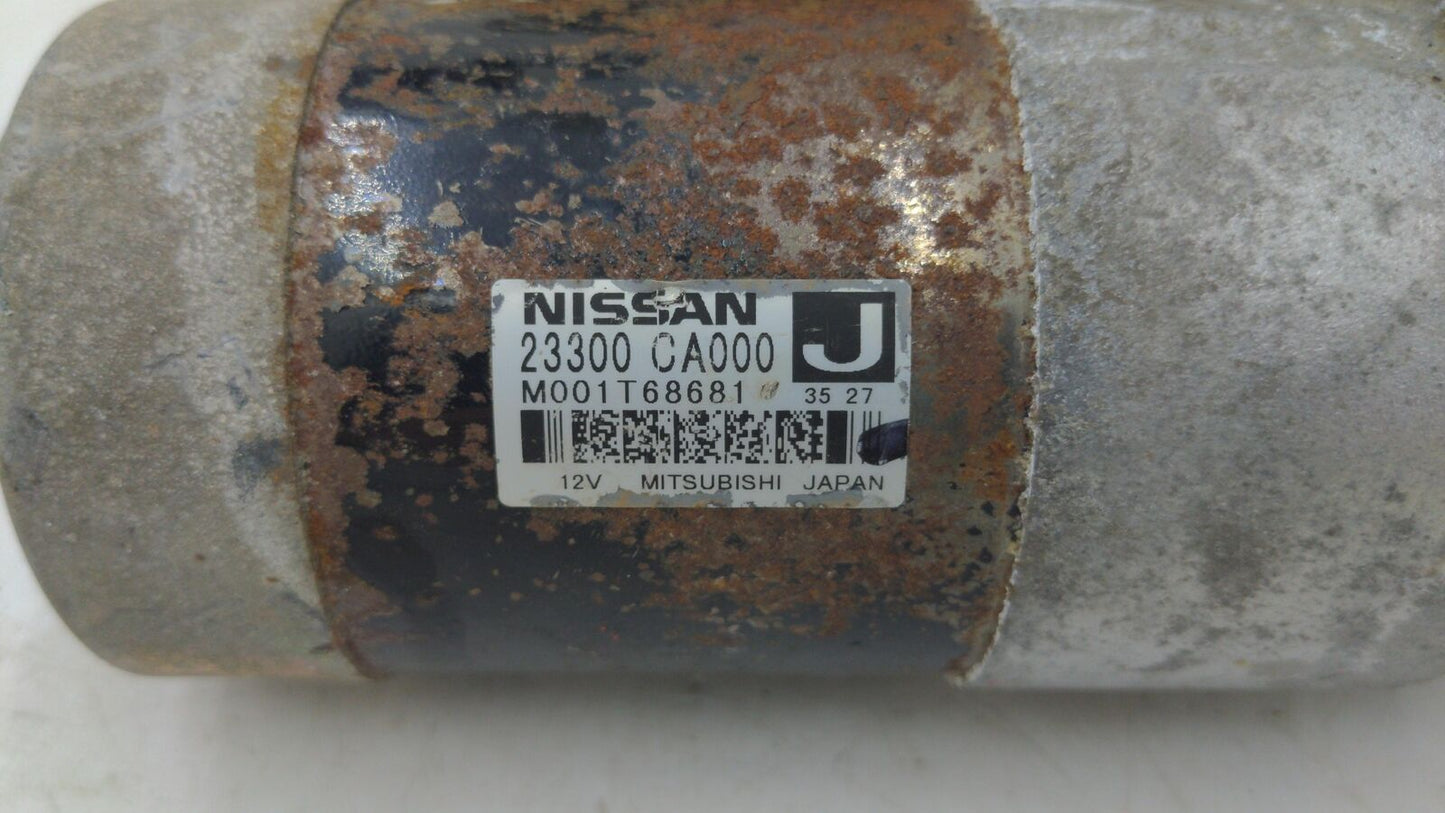 03 04 05 06 07 NISSAN MURANO Starter Motor 23300ca000 M001t68681 142K KM'S 3.5L