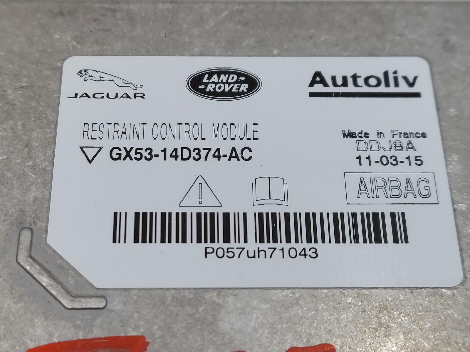 16-17 Jaguar F-Type Good Module Control Module Unit GX53-14D374-AC