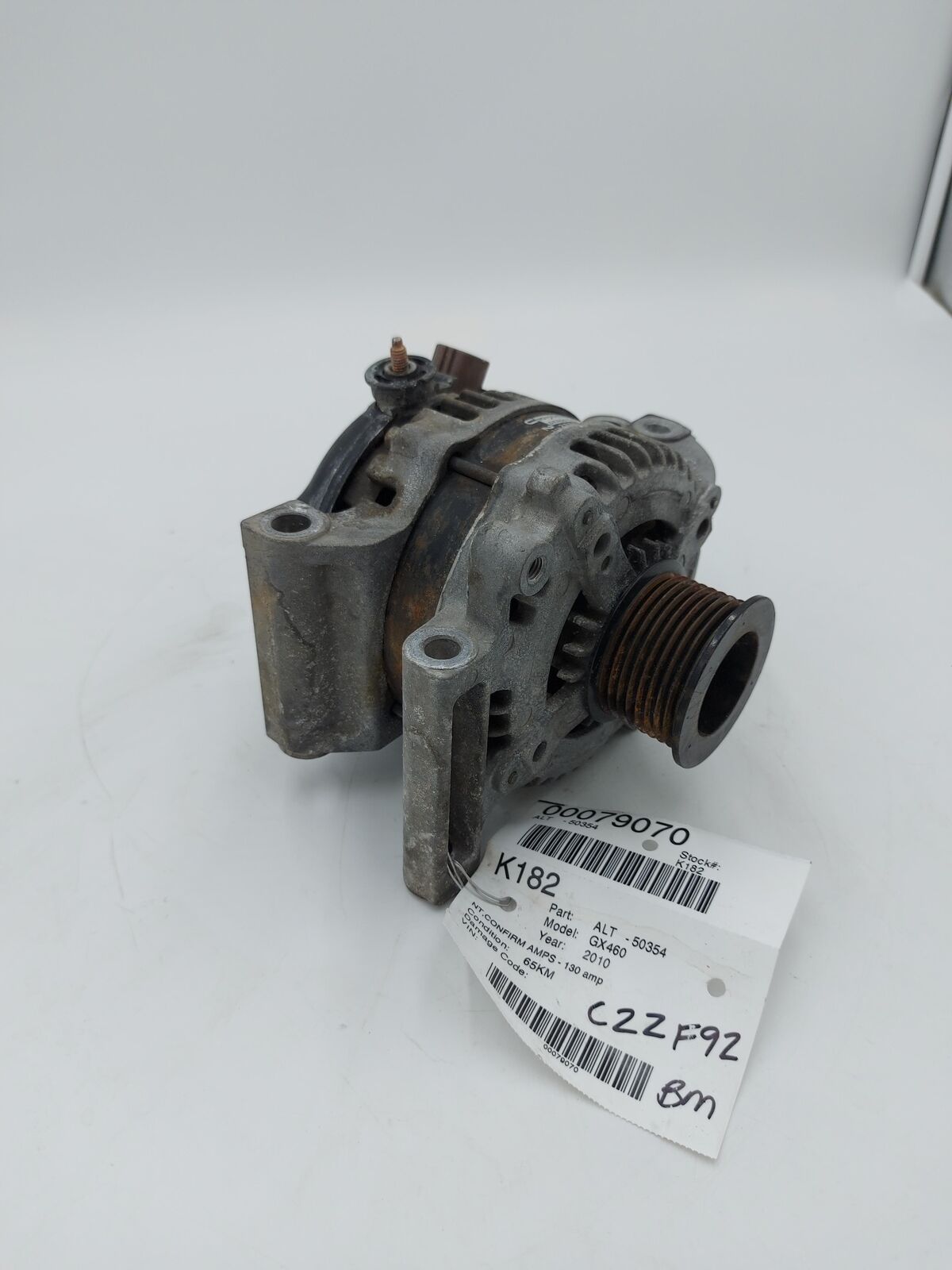 10-20 LEXUS GX460 Alternator 2706038090 104102830