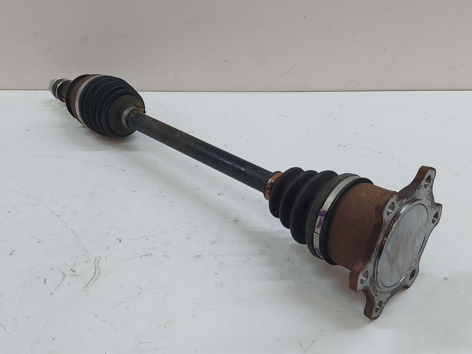 14-17 Infiniti QX70 3.7L Rear LH Left CV Joint Axle Shaft 396011CC0A 42K KMS