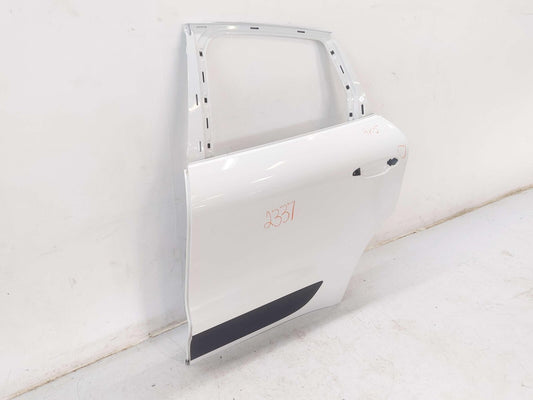 15-19 PORSCHE MACAN S 95B REAR LEFT DOOR SHELL PURE WHITE LC9A *NOTE