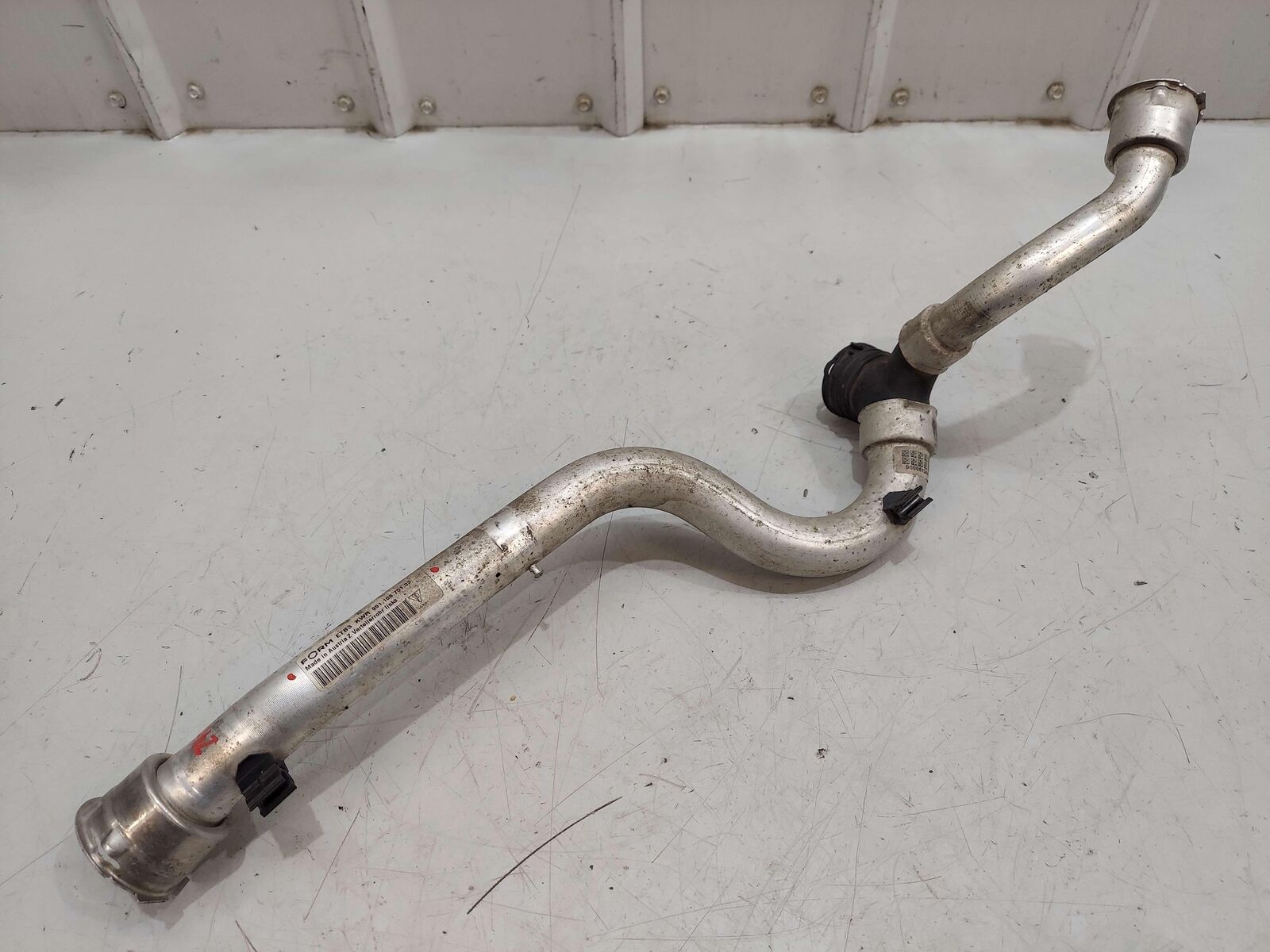 2014 PORSCHE 911 991 GT3 3.8L FRONT HOSE COOLANT WATER PIPE 99110675103