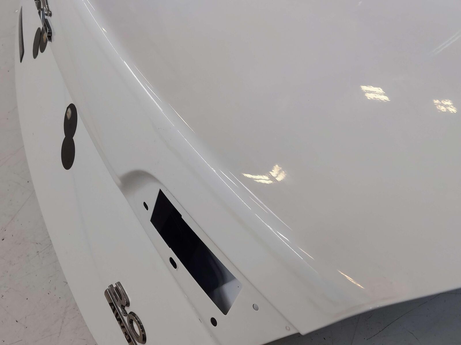 12-15 JAGUAR XF X250 BARE SHELL DECK TRUNK LID POLARIS WHITE