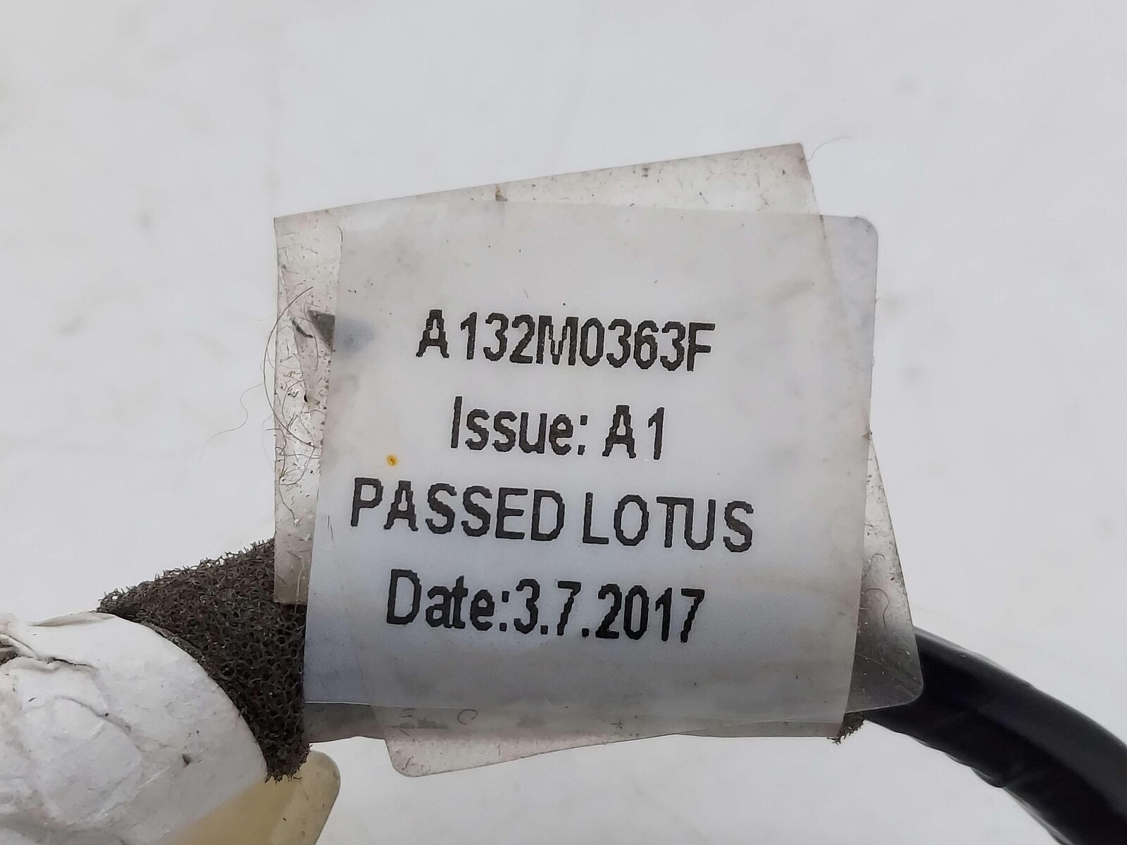 2018 Lotus Evora 410 Sport RH Right Door Switch Wire Wiring Harness A132M0363F