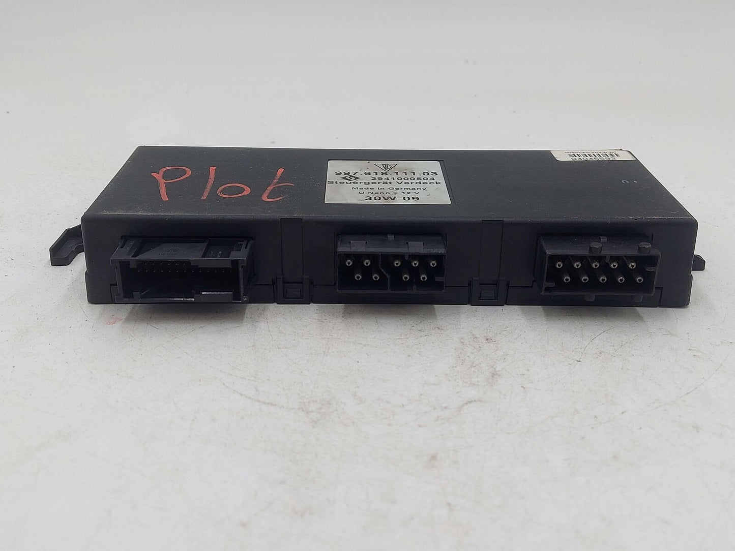 06 10 PORSCHE 911 997 99761811103 ROOF CONTROL Convertible Top Control Module