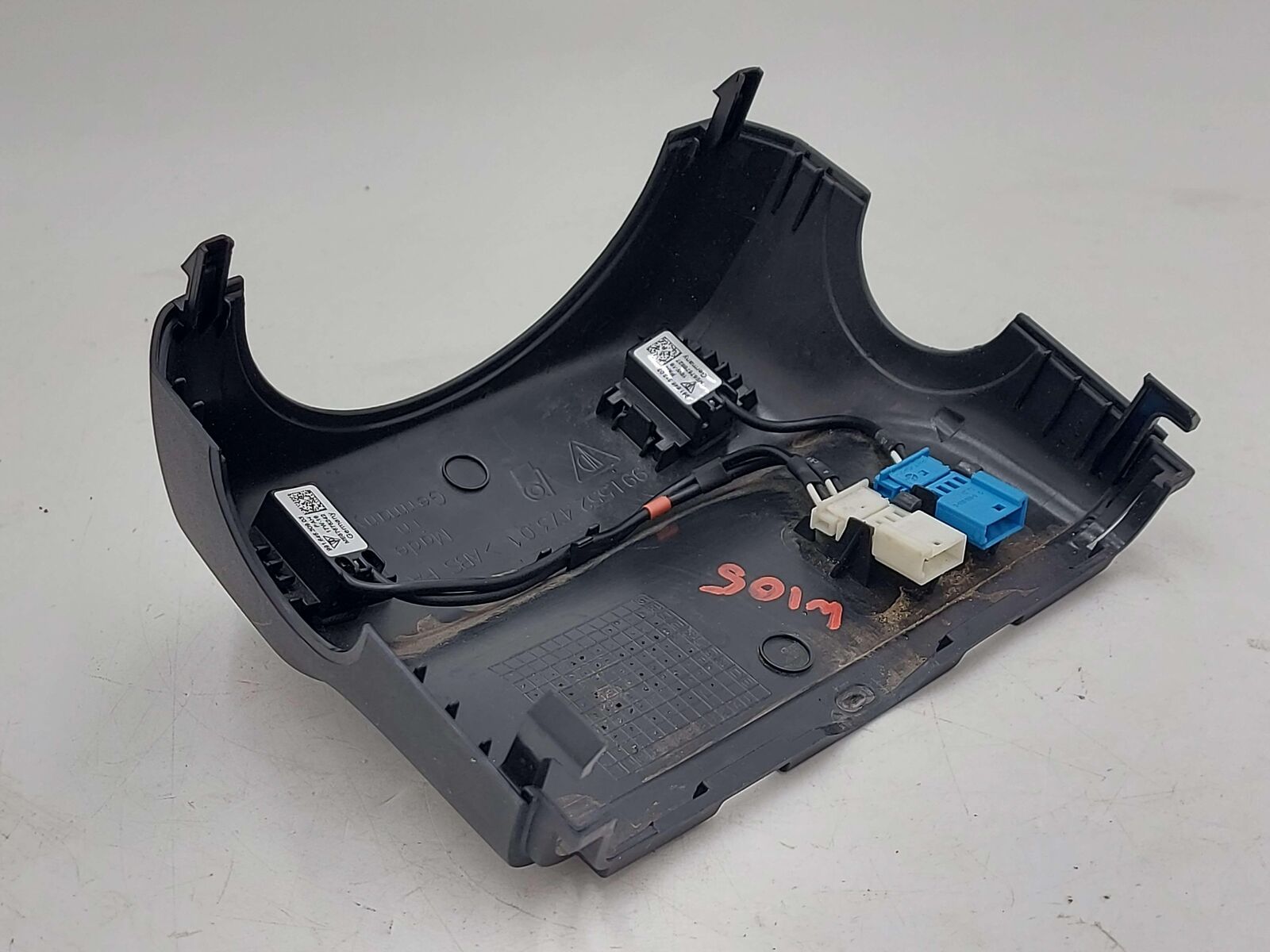 2018 PORSCHE CAYMAN 718 UPPER STEERING COLUMN COVER BLACK 99155247301 *SCUFFED*