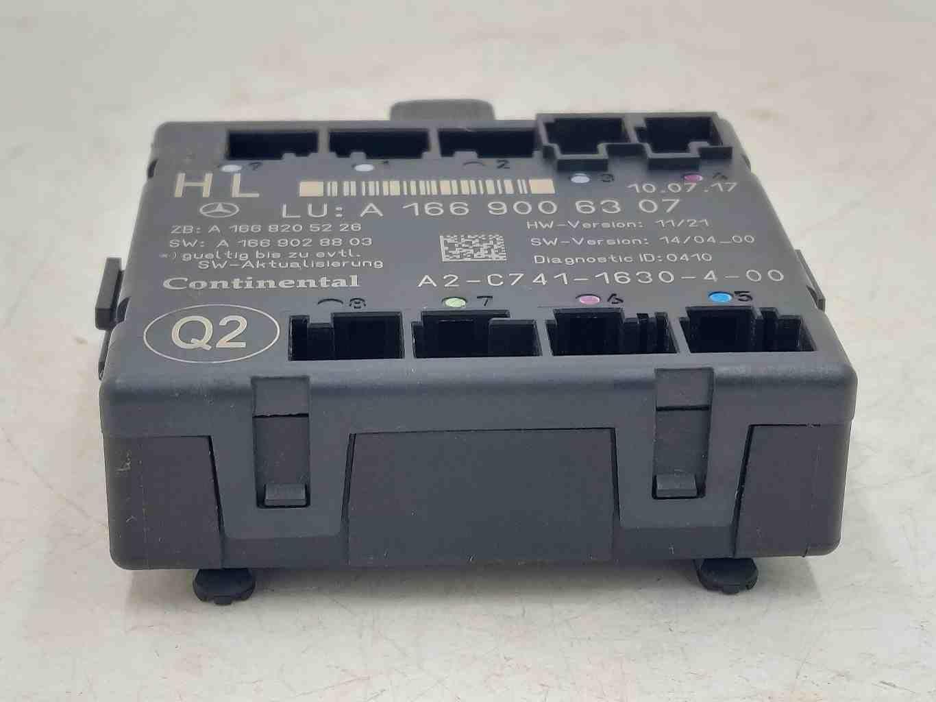 16-19 Mercedes GLE63s Rear LH Left Door Control Module 1669006307