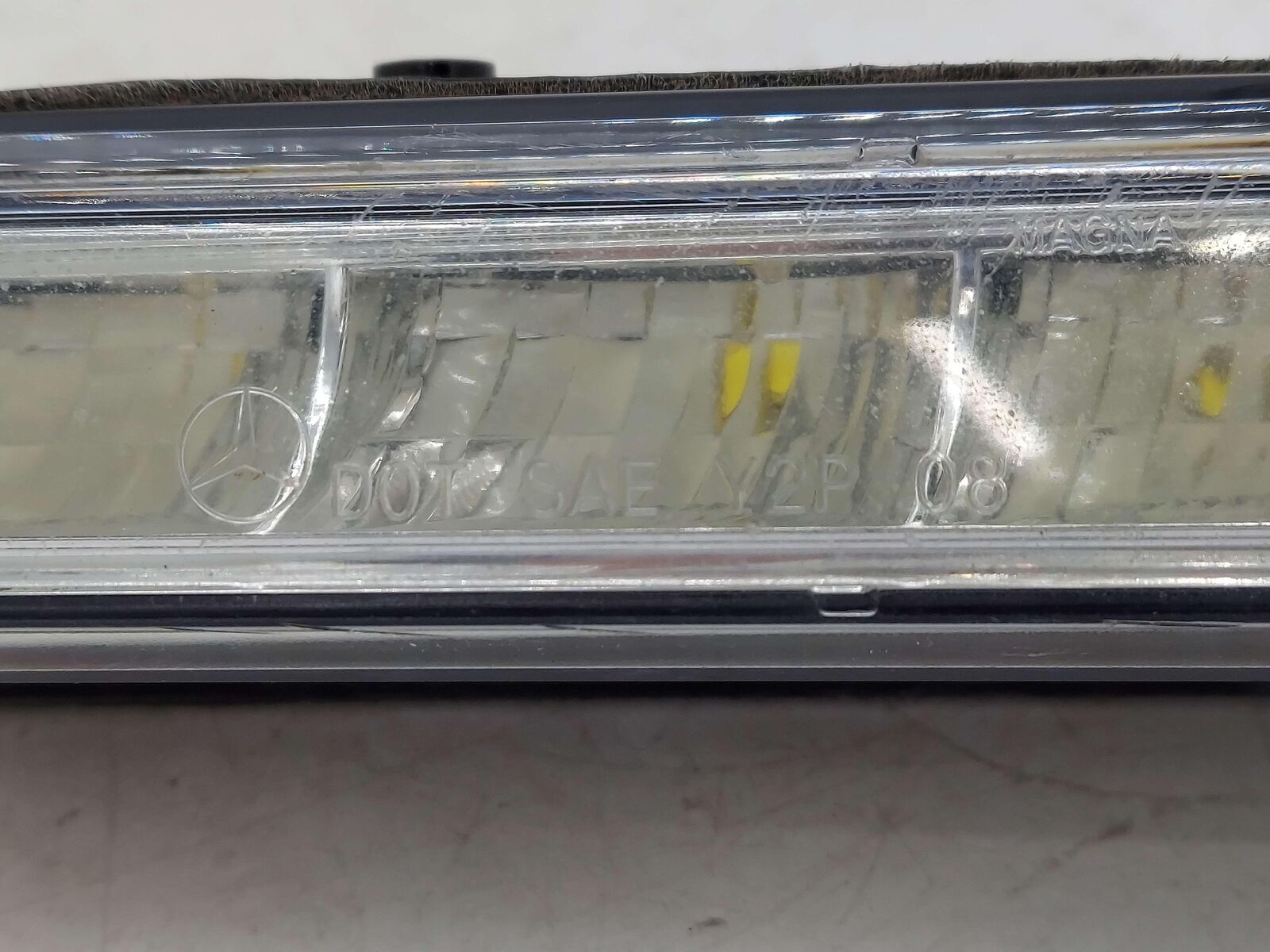 13-16 MERCEDES GL350 X166 FRONT LEFT LED FOG DRL LIGHT LAMP 1649060351