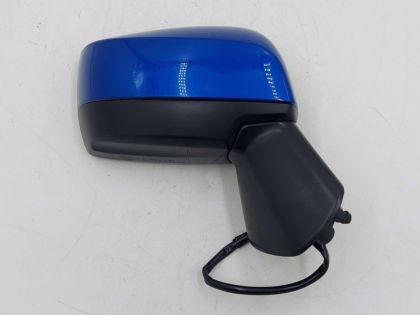 16-21 SUBARU WRX RIGHT DOOR MIRROR HEATED RALLY BLUE K7X *SCRATCHES*