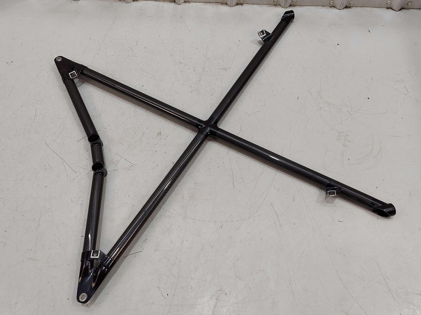 2018 LAMBORGHINI AVENTADOR S LP740-4 REAR CROSSMEMBER CRADLE CARBON FIBER BRACE