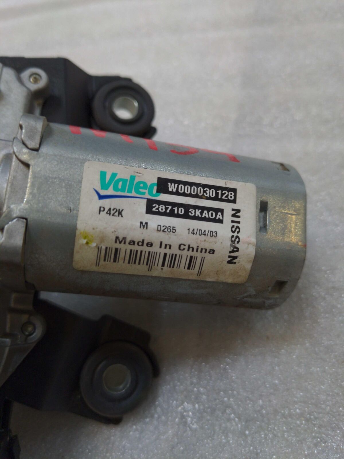 13-20 NISSAN PATHFINDER Rear Window Wiper Motor W000030128 28710-3KA0A