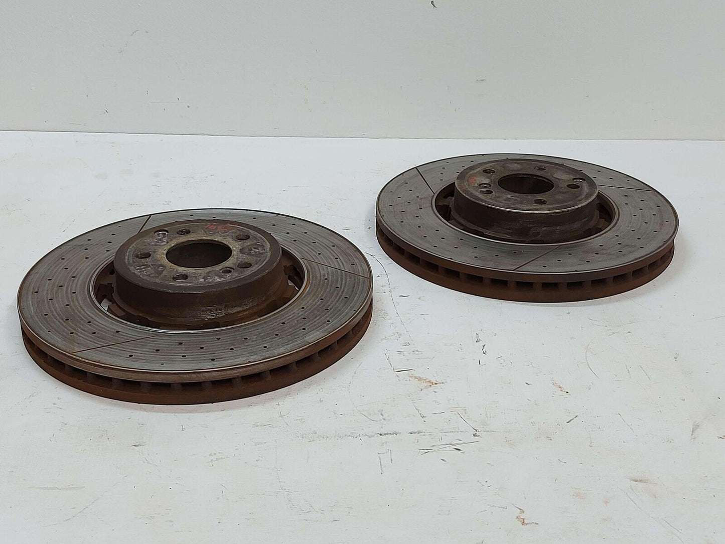 12-18 Mercedes W218 CLS63S AMG FRONT LEFT RIGHT BRAKE DISC ROTOR