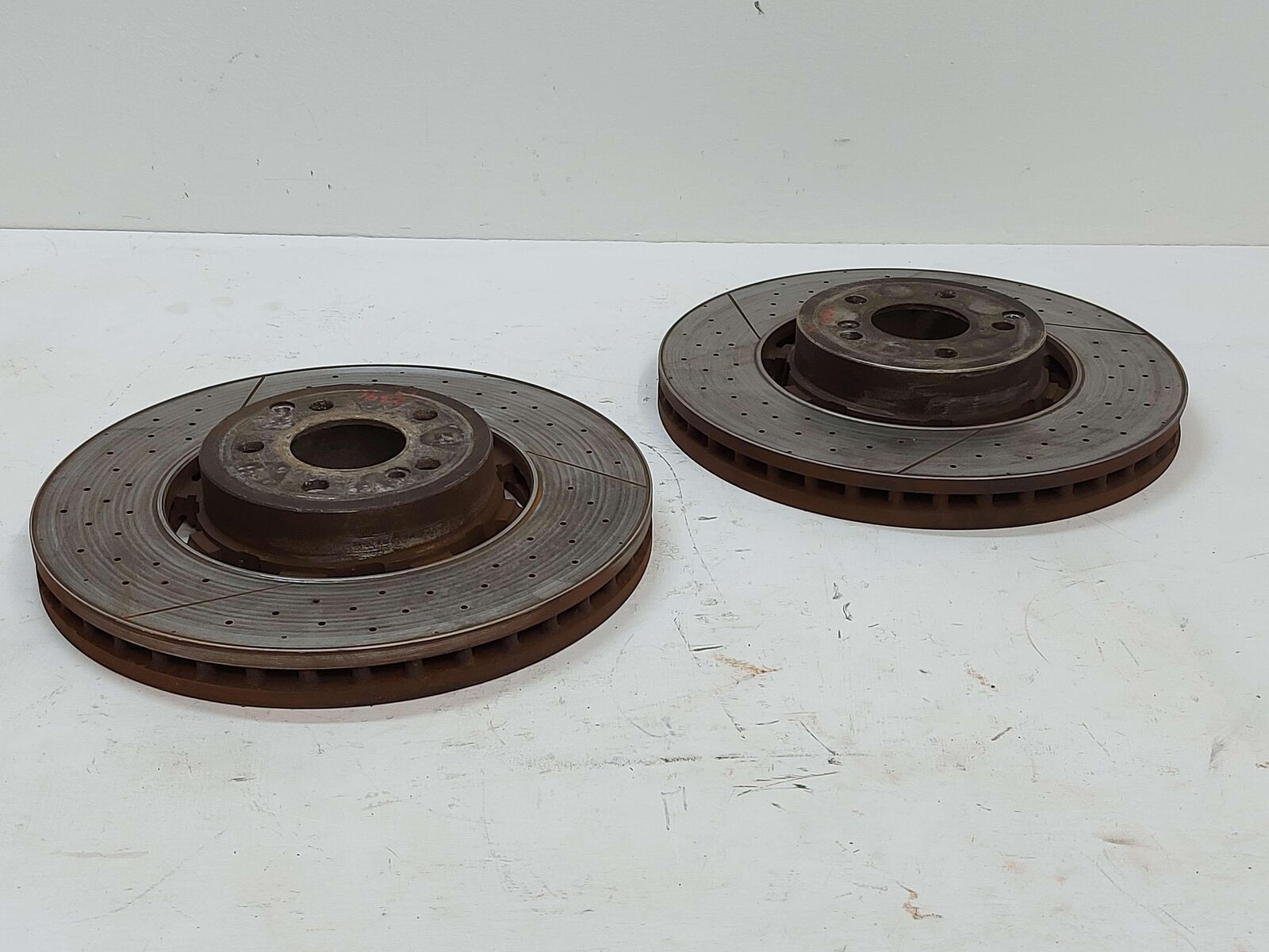 12-18 Mercedes W218 CLS63S AMG FRONT LEFT RIGHT BRAKE DISC ROTOR