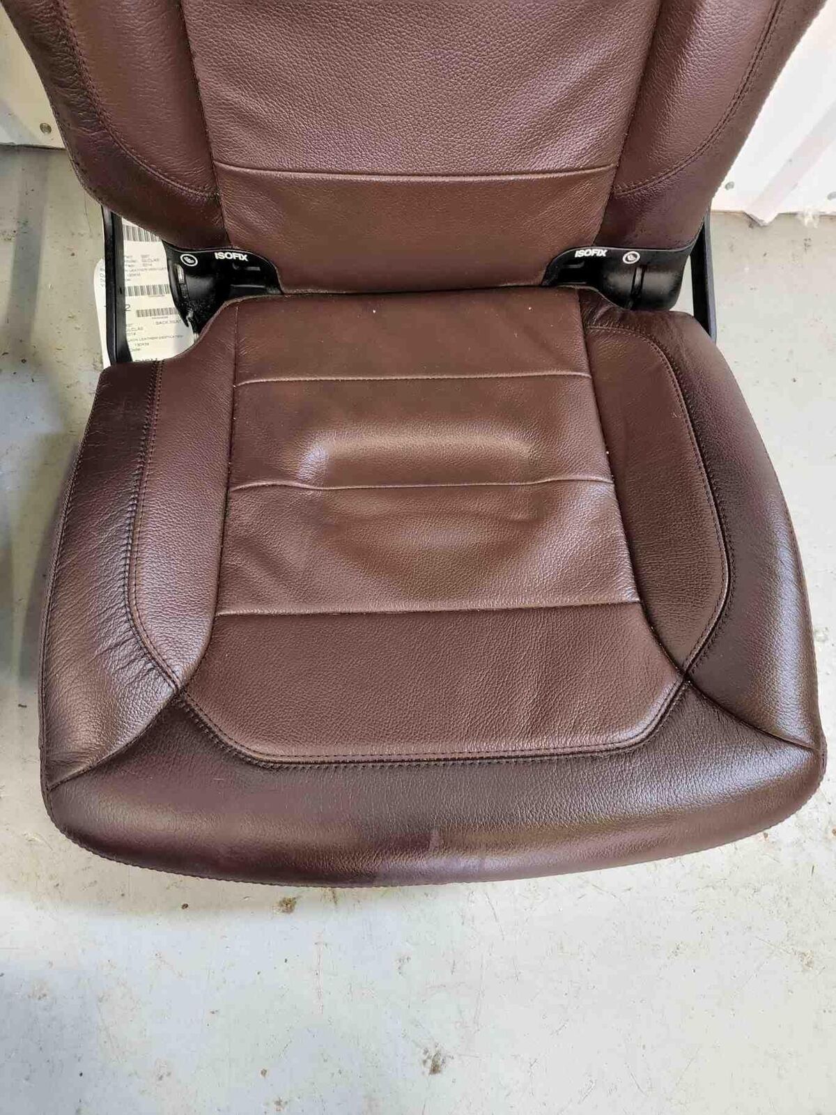 12-16 MERCEDES GL550 X166 BROWN LEATHER INTERIOR SEAT SET DOOR PANELS WOOD TRIM