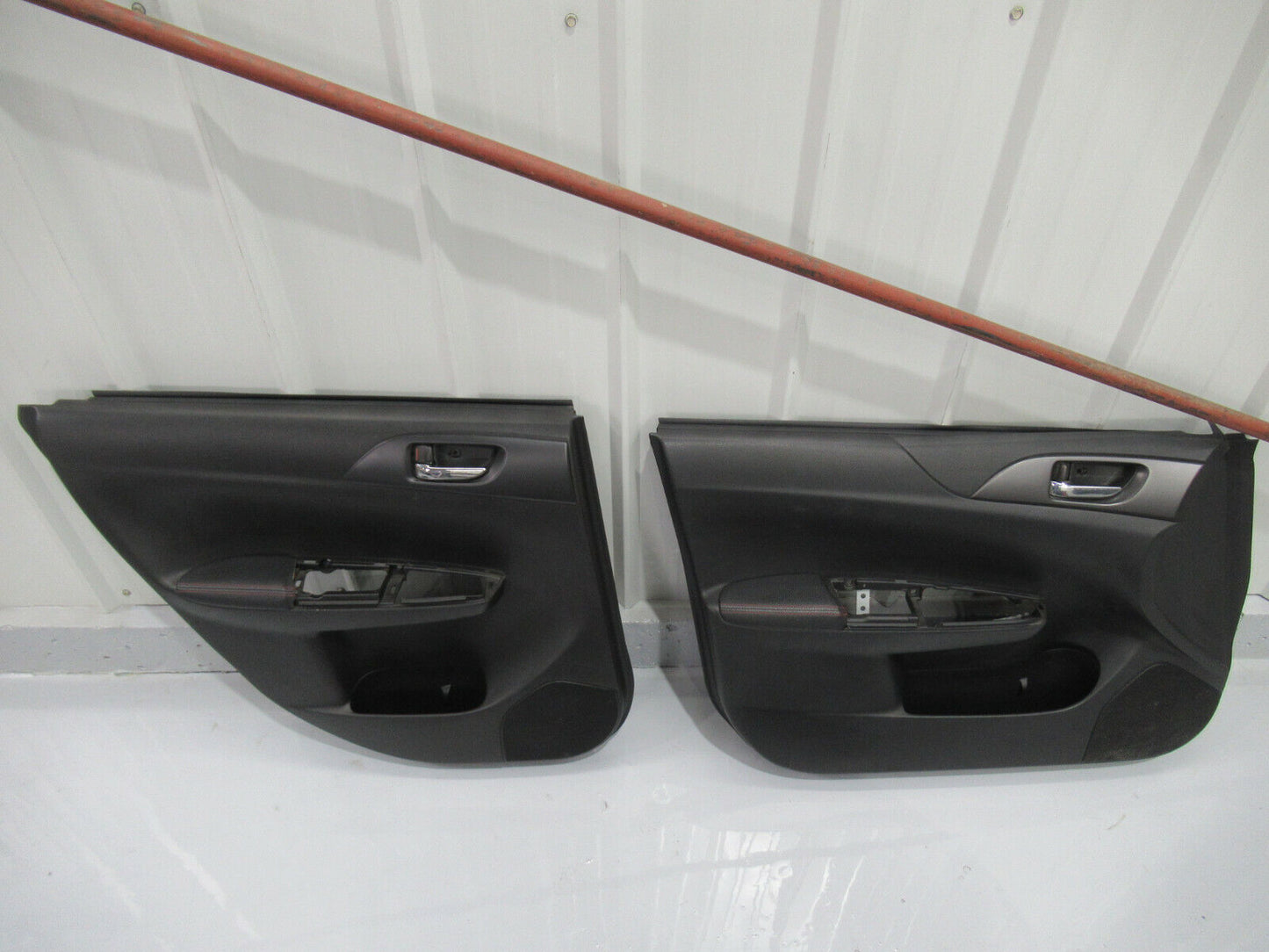 2012 12 SUBARU IMPREZA WRX STI FRONT REAR SEATS INTERIOR TRIM PANELS