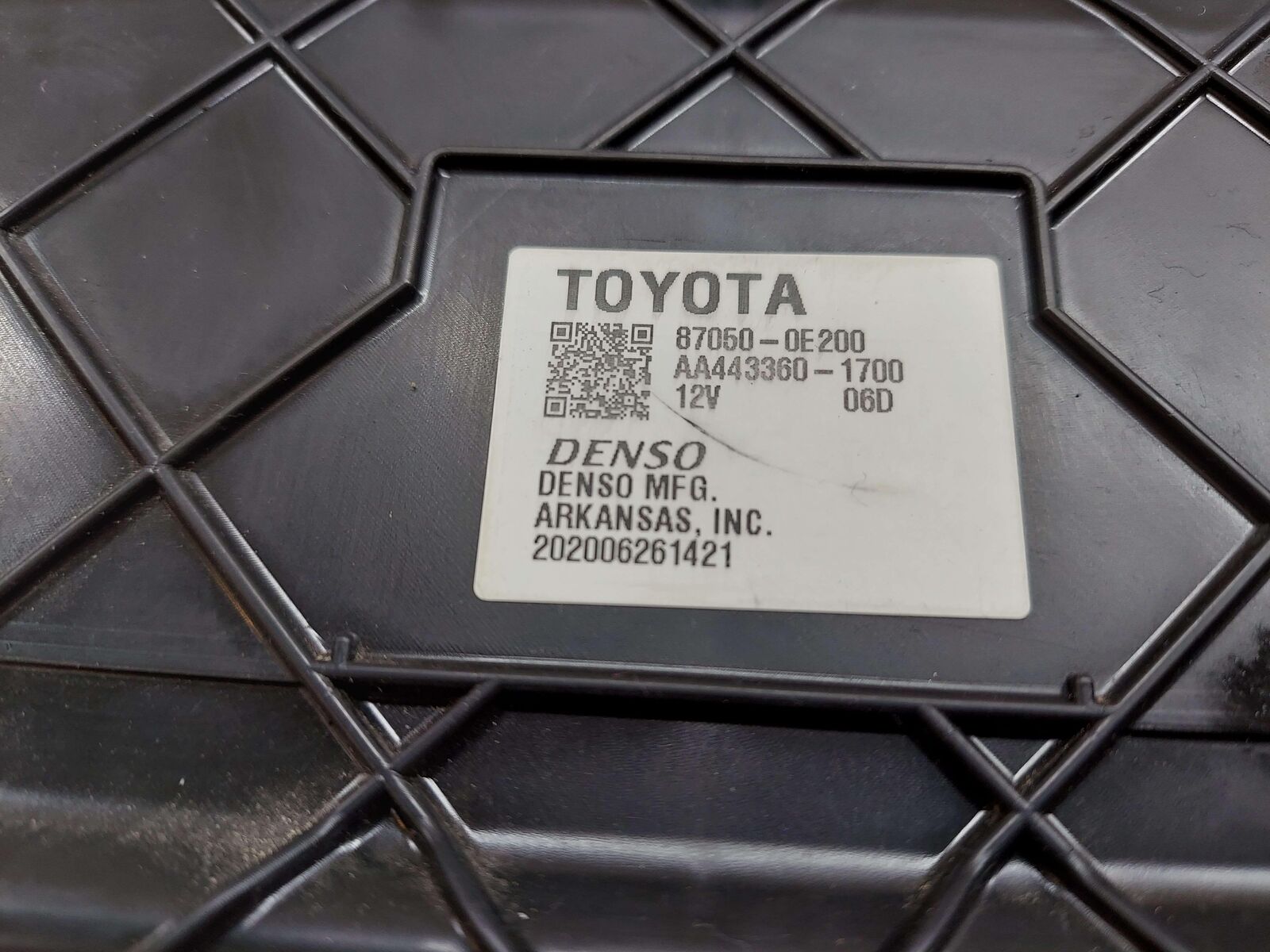 2020 TOYOTA HIGHLANDER FRONT HVAC HEATER A/C BLOWER HOUSING EVAPORATOR HOUSING