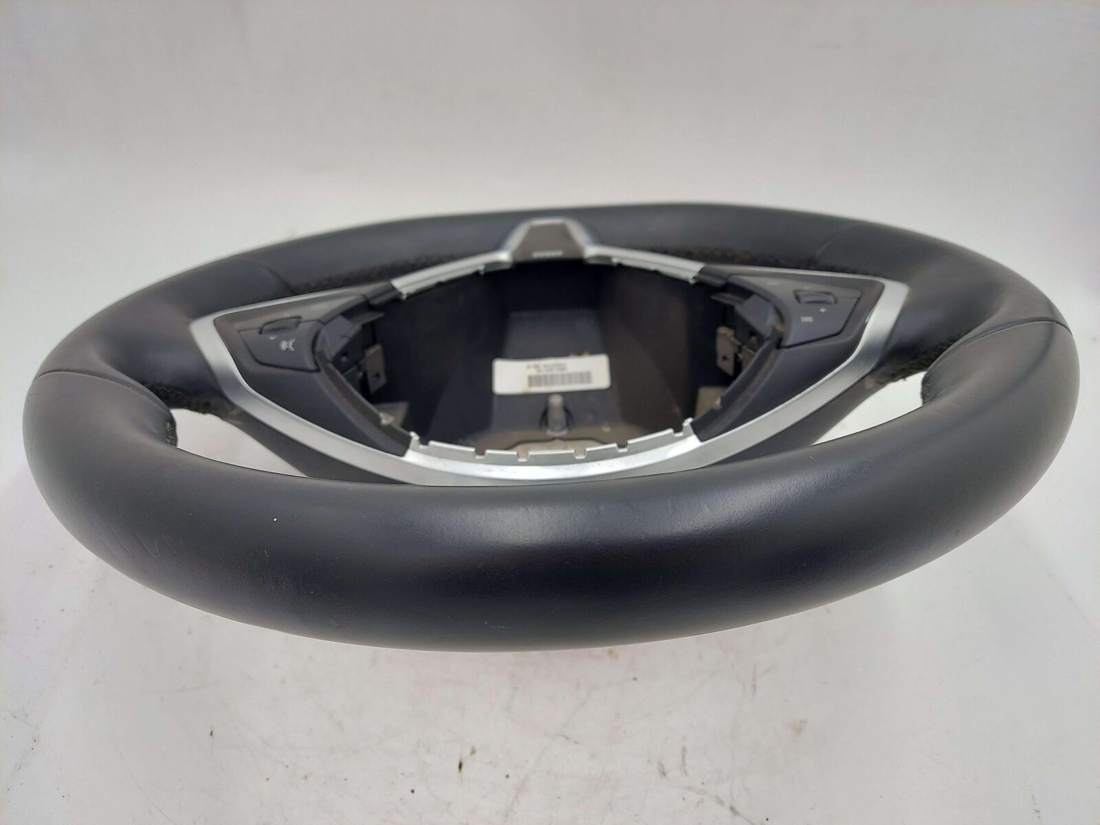 2013 Tesla S Steering Wheel Black Flat Bottom 1005279-00-D