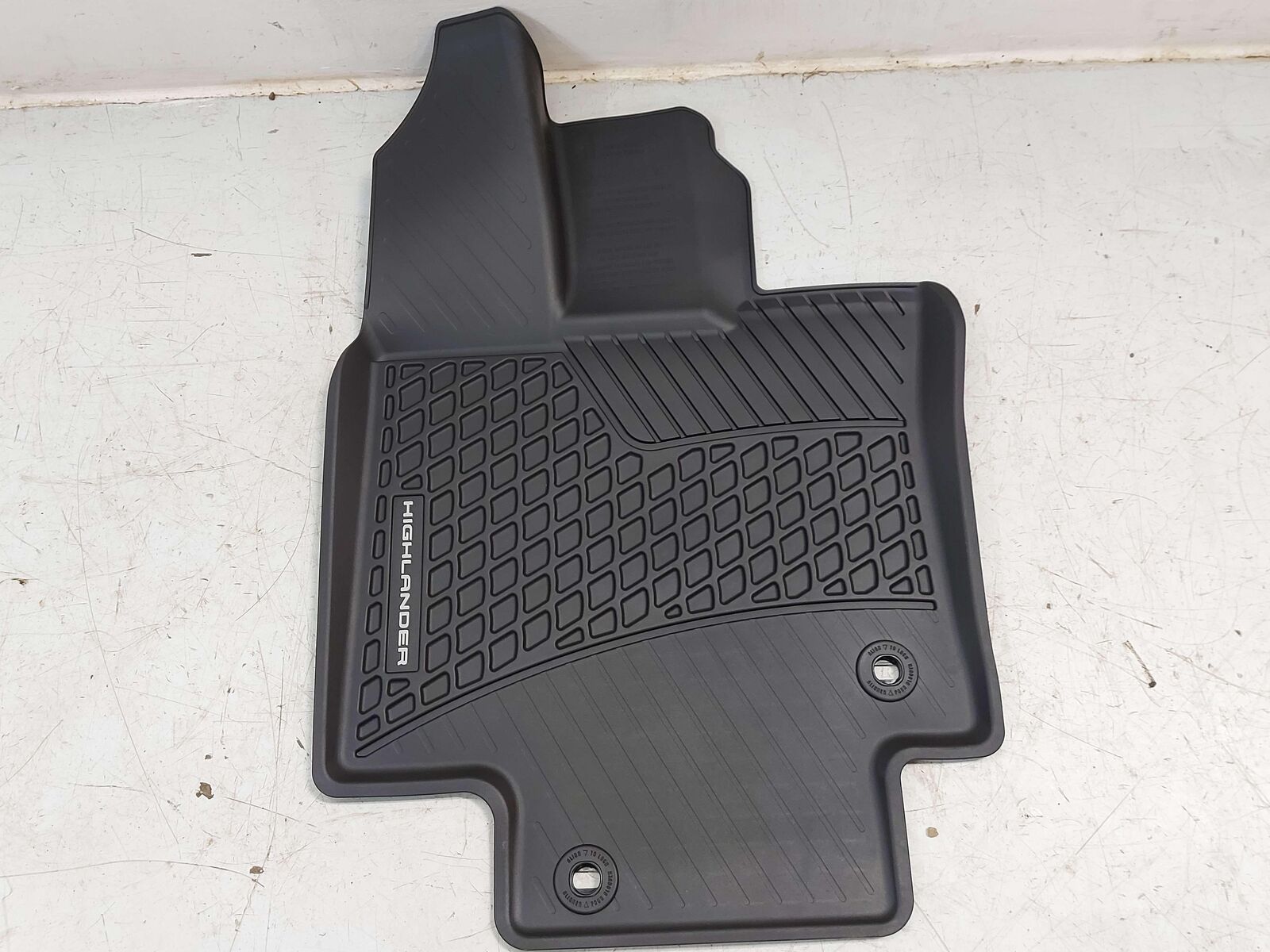 2020 TOYOTA HIGHLANDER FLOOR MAT NEW OEM RUBBER PK210-48L15