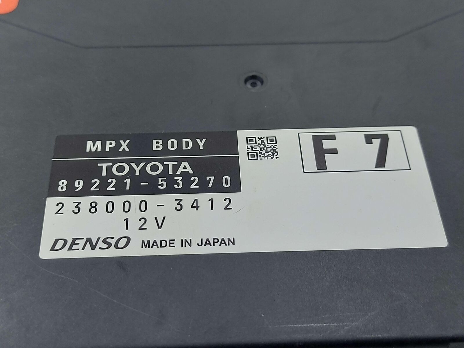 14 LEXUS IS350 Multiplex Fuse Control Unit 89221-53270