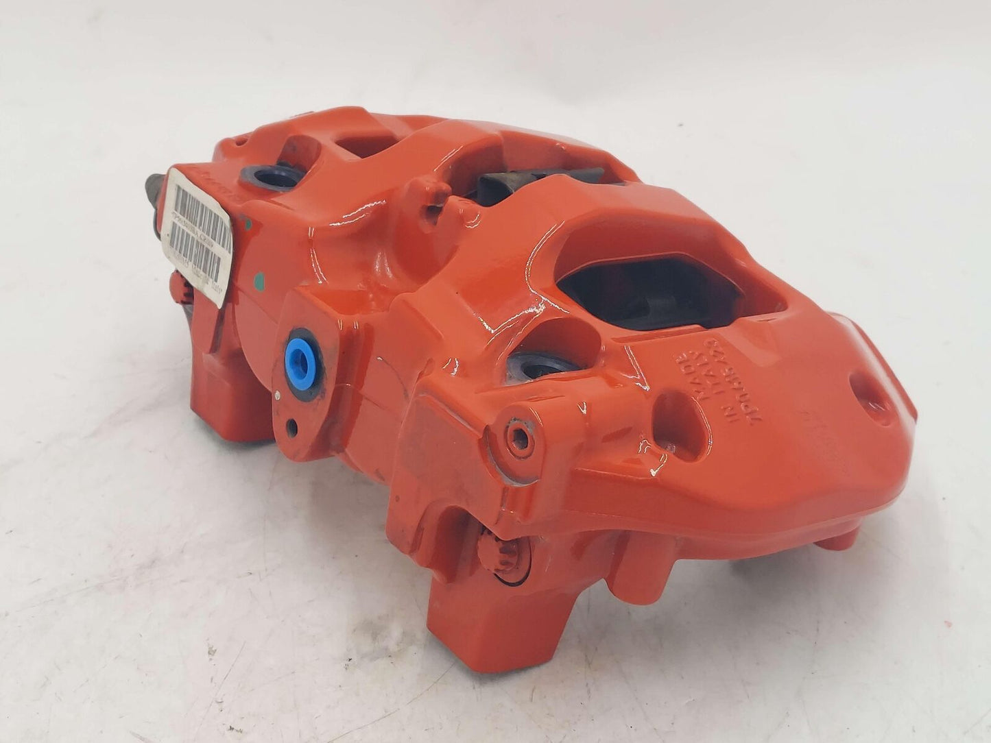 11-18 PORSCHE CAYENNE GTS 958 REAR LEFT BRAKE CALIPER RED 7P5615403BA 7P0615423