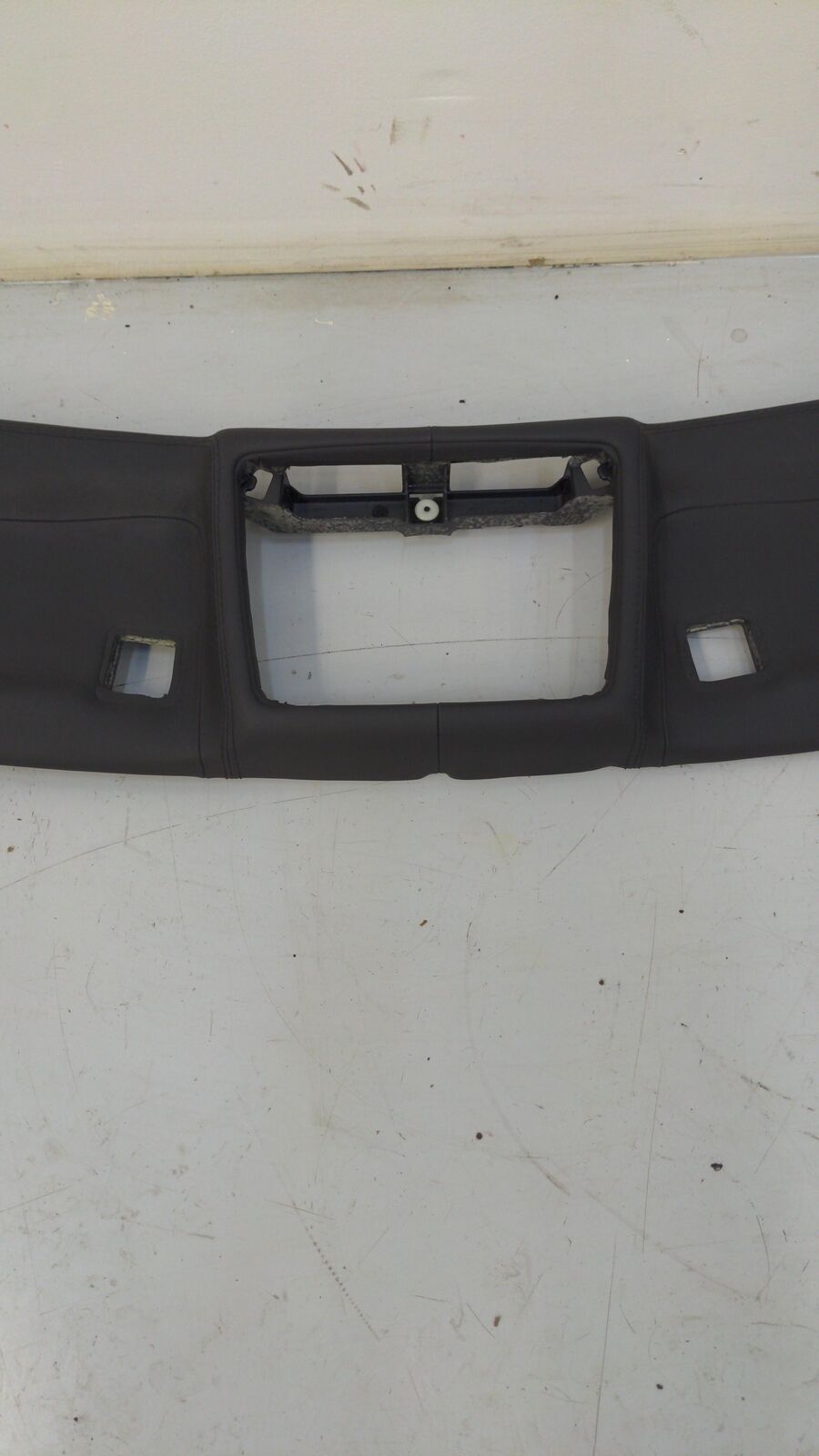 14 JAGUAR F-TYPE Upper Winshield Frame Trim Black Leather EX53-03532-A