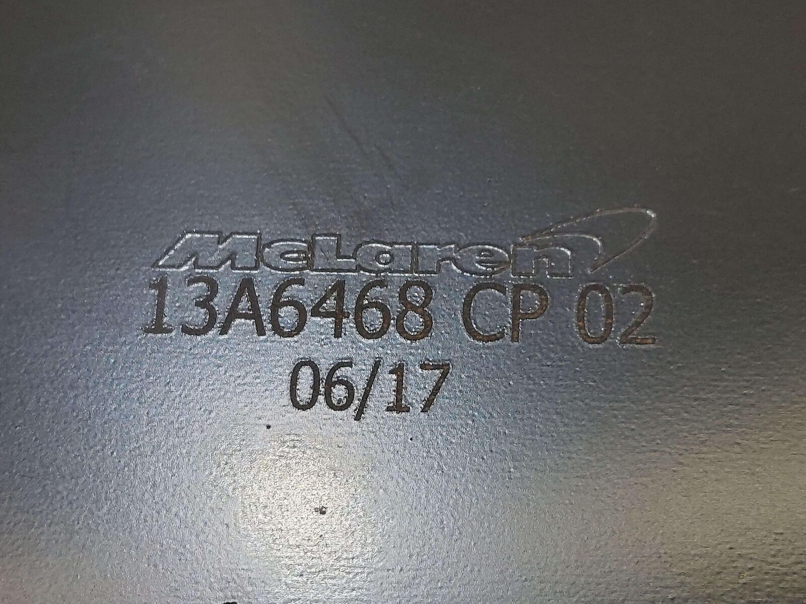 2018 Mclaren 570s Engine Motor Access Panel 13A6468CP