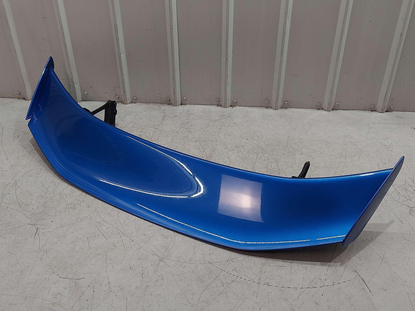 16 PORSCHE CAYMAN GT4 981 REAR SPOILER WING SAPPHIRE BLUE M5J