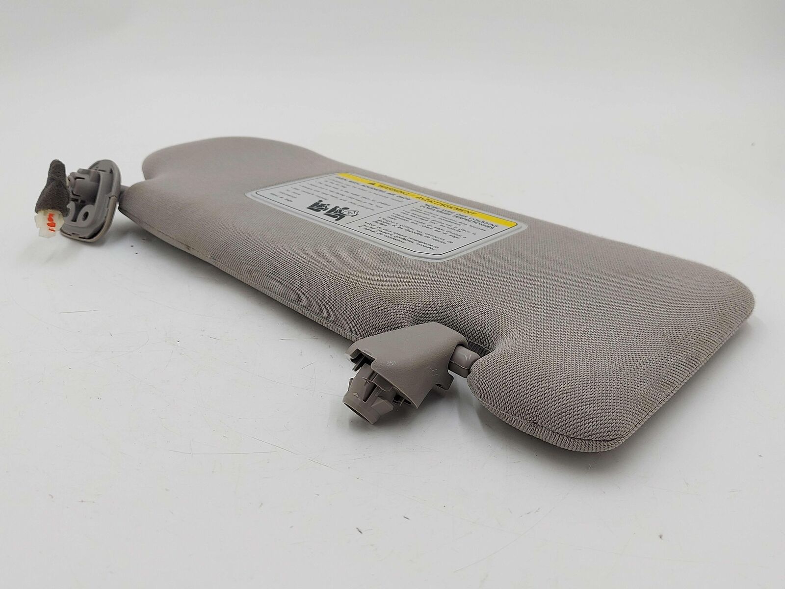 09-11 Nissan GTR GT-R R35 Left Sun Visor Illuminated Gray *Discolored Fraying*