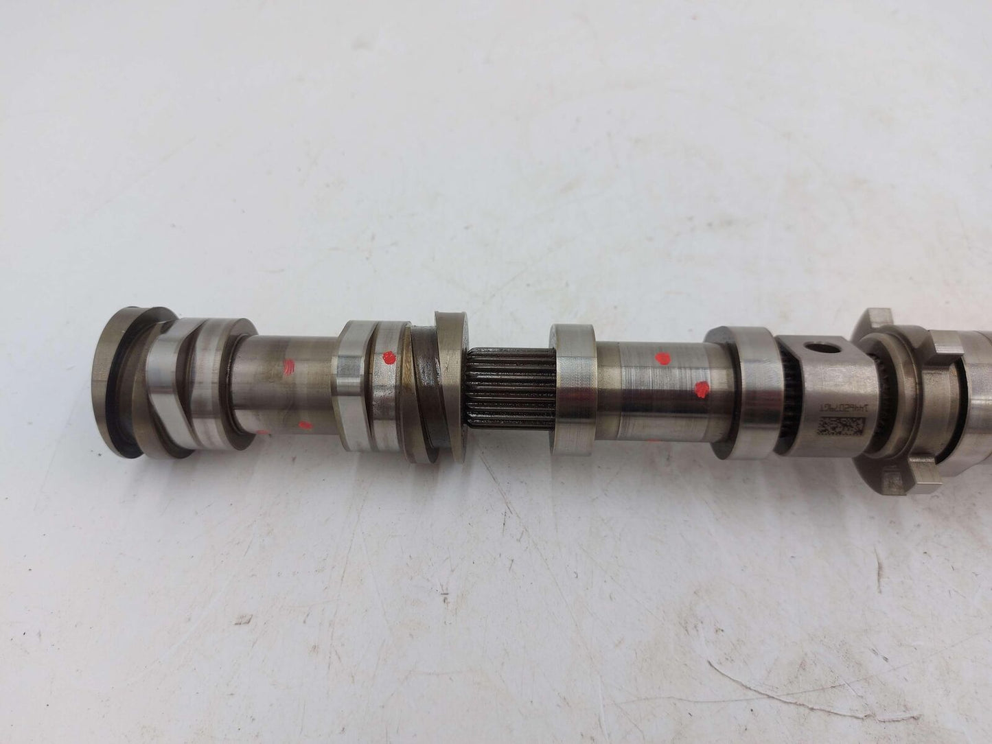 13 AUDI S7 4.0L LEFT EXHAUST CAMSHAFT W/TIMING ADJUSTER GEAR 06E109083N CUE CUEC