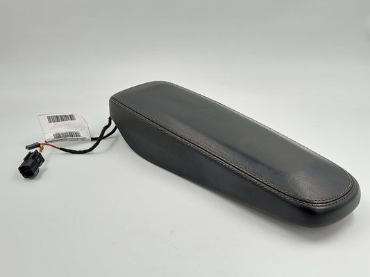 2016 MCLAREN 540C CONSOLE LID ARMREST BLACK LEATHER WHITE STITCHING *SMALL DENT*