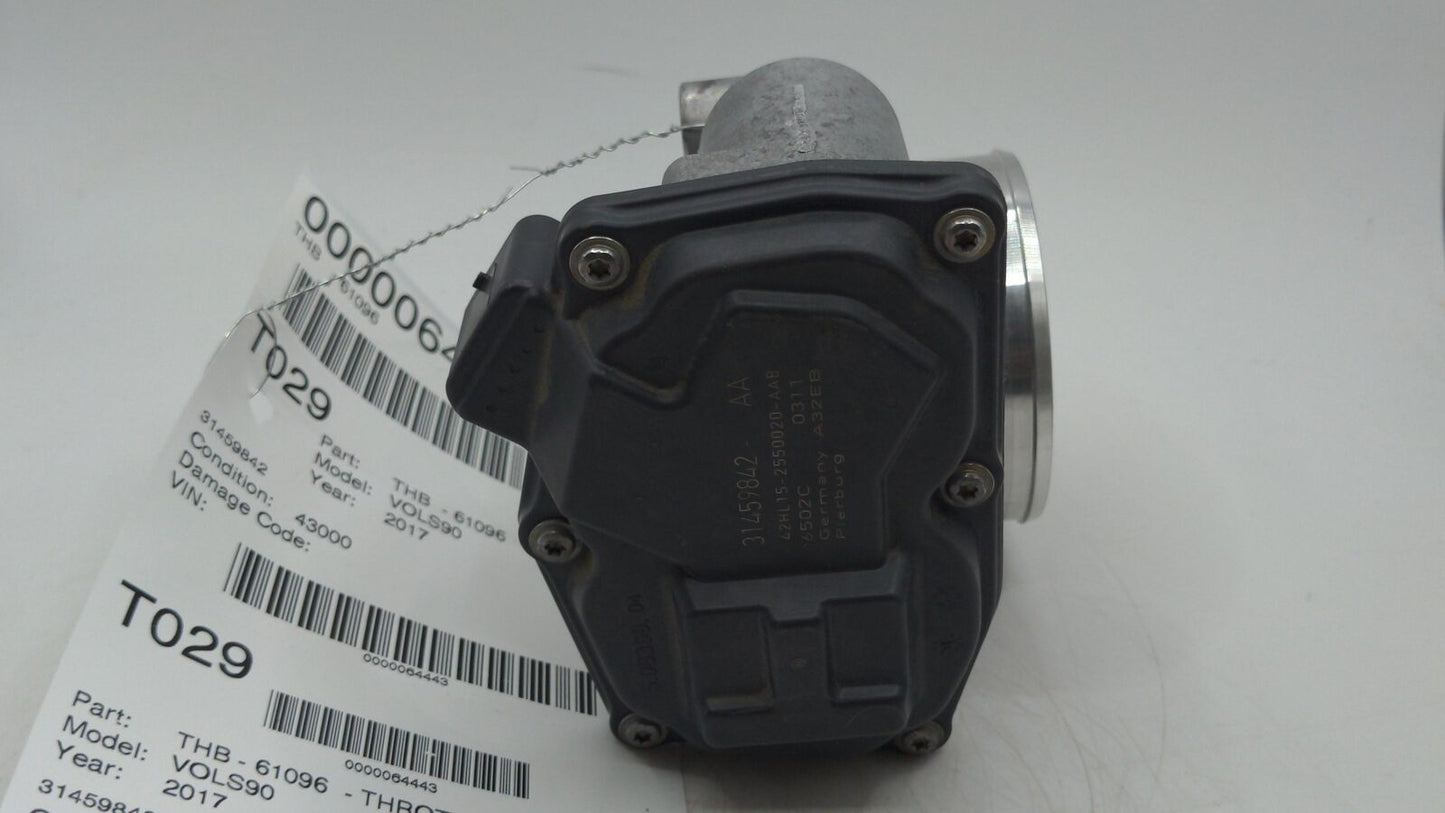 17 VOLVO S90 Throttle Body valve 31459842-AA 43KM'S