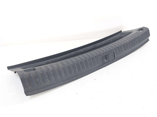 2009 VW TIGUAN REAR BUMPER TRUNK TRIM COVER BLACK 5N0863459 *GOUGES SCRATCHES*