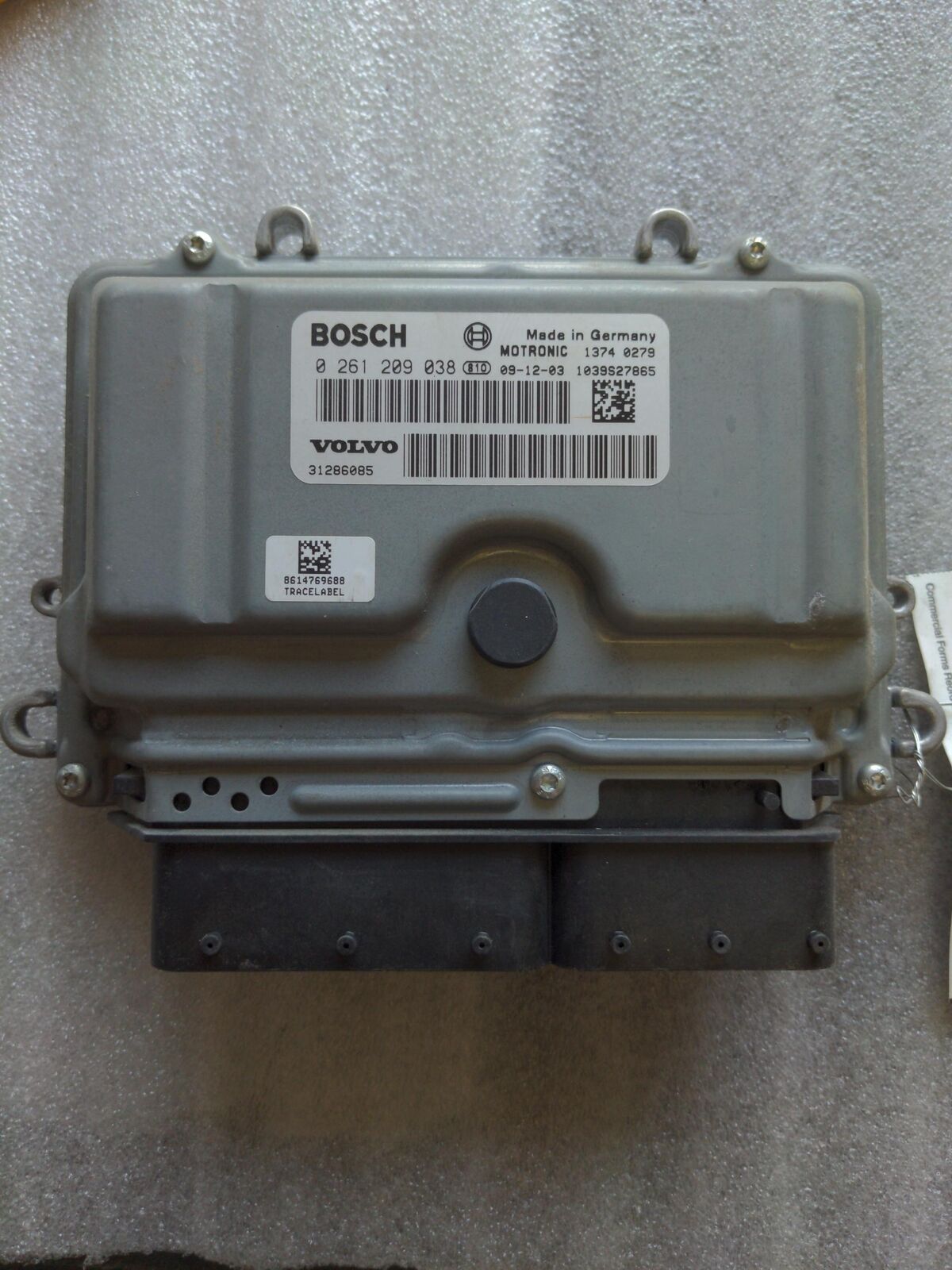 07-13 VOLVO S30 Engine Computer Control Module ECU ECM 0261209038 57k KM'S!