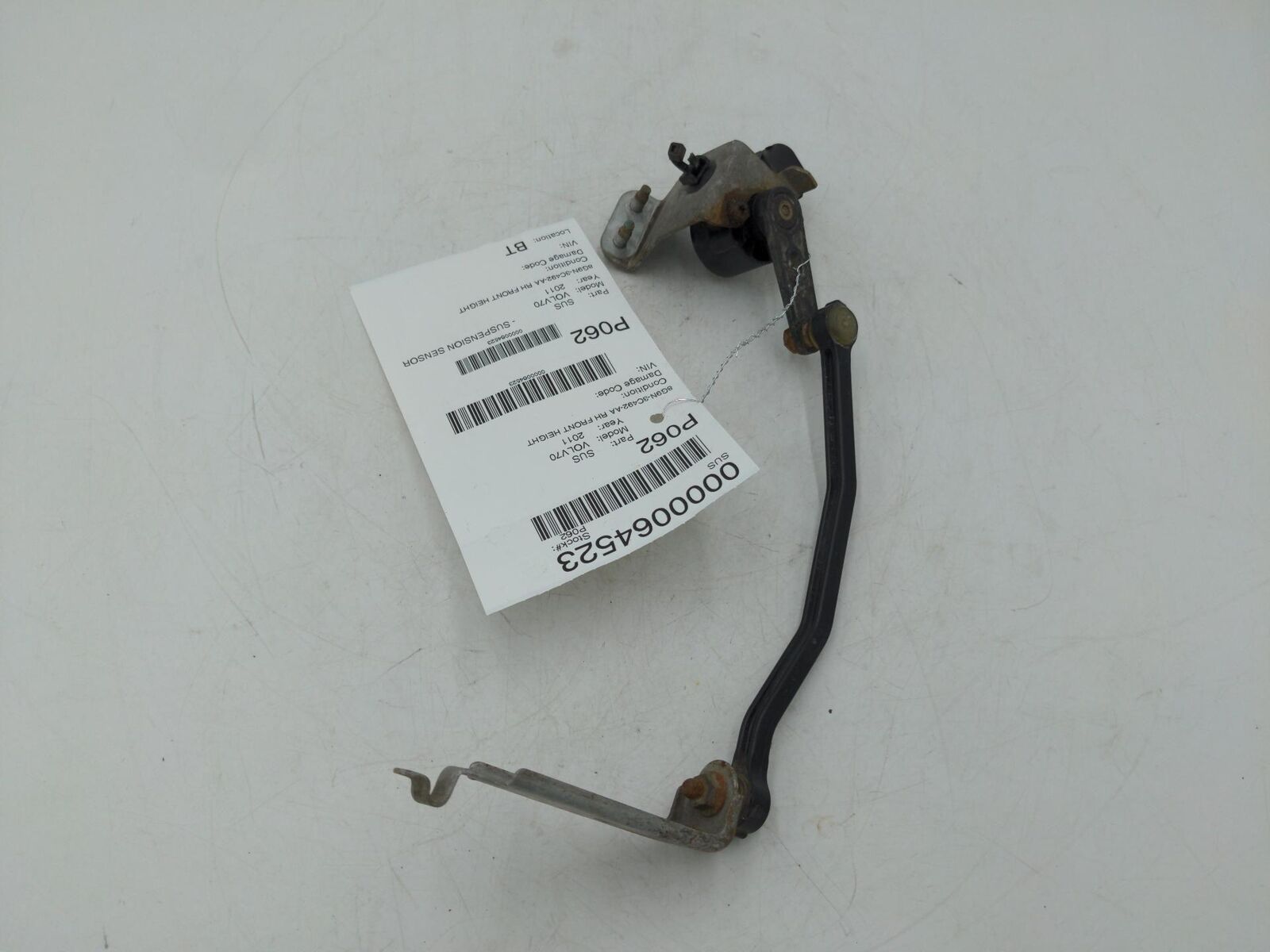 2011 Volvo XC70 Front RH Right Suspension Ride Height Sensor 8G9N-3C492-AA