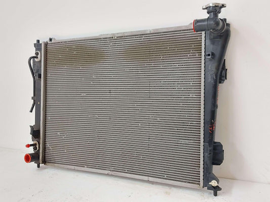 11-13 HYUNDAI SONATA COOLANT RADIATOR 2.4L AT AUTO 253103Q500 *FINS BENT*