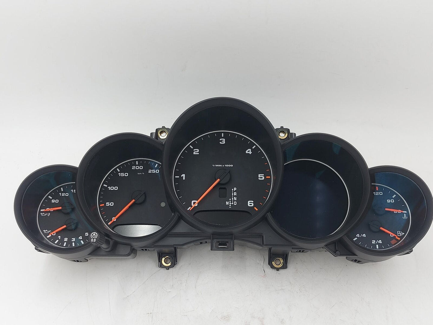 13-16 PORSCHE CAYENNE 958 DIESEL SPEEDOMETER GAUGE CLUSTER KM'S KILOMETERS KPH