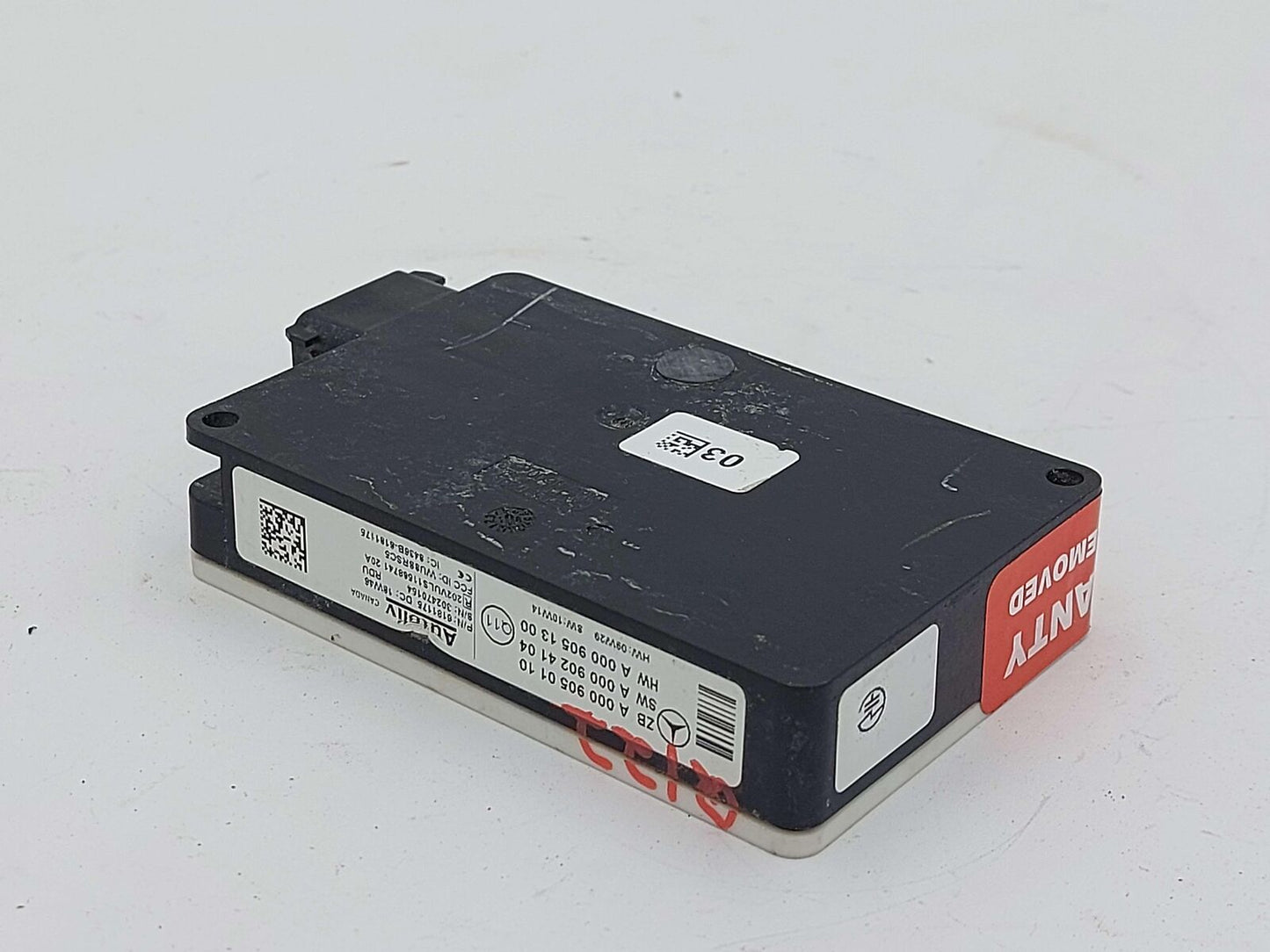 2012 MERCEDES ML63 AMG W166 BLIND SPOT RADAR SENSOR CONTROL MODULE A0009050110