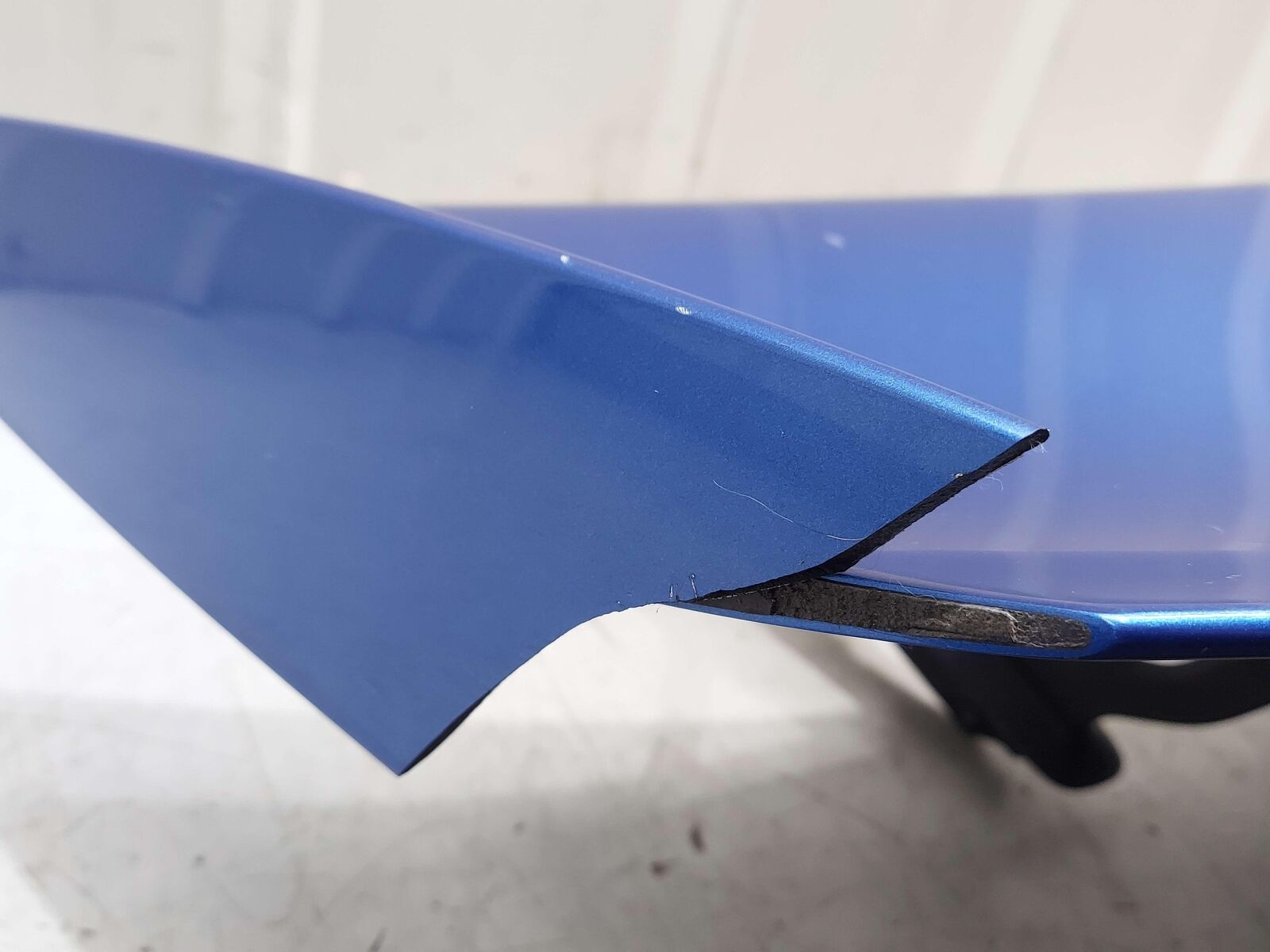 16 PORSCHE CAYMAN GT4 981 REAR SPOILER WING SAPPHIRE BLUE M5J