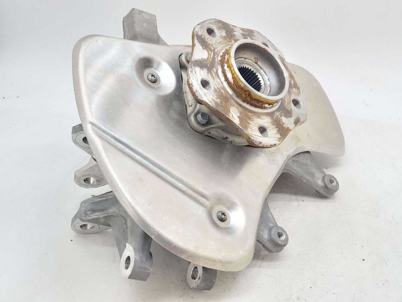 2024 ASTON MARTIN DB12 VOLANTE REAR LEFT SPINDLE KNUCKLE HUB HY53-5A971-AD