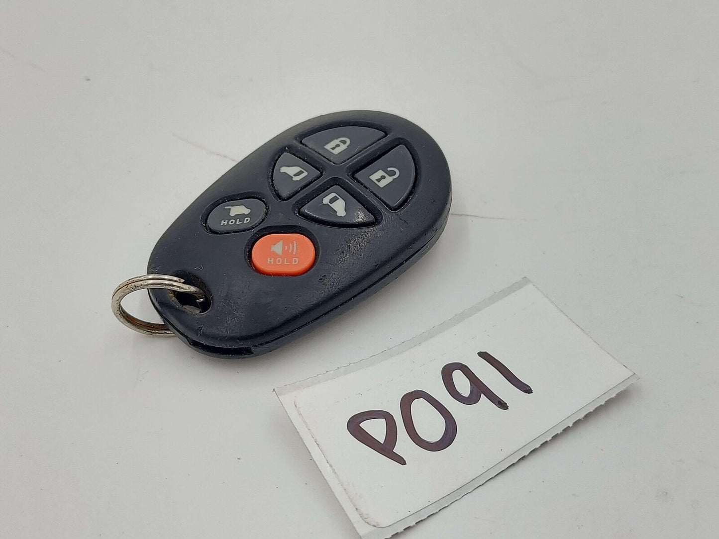 04-20 TOYOTA SIENNA KEY LESS ENTRY REMOTE FOB *GOUGED* GQ43VT20T